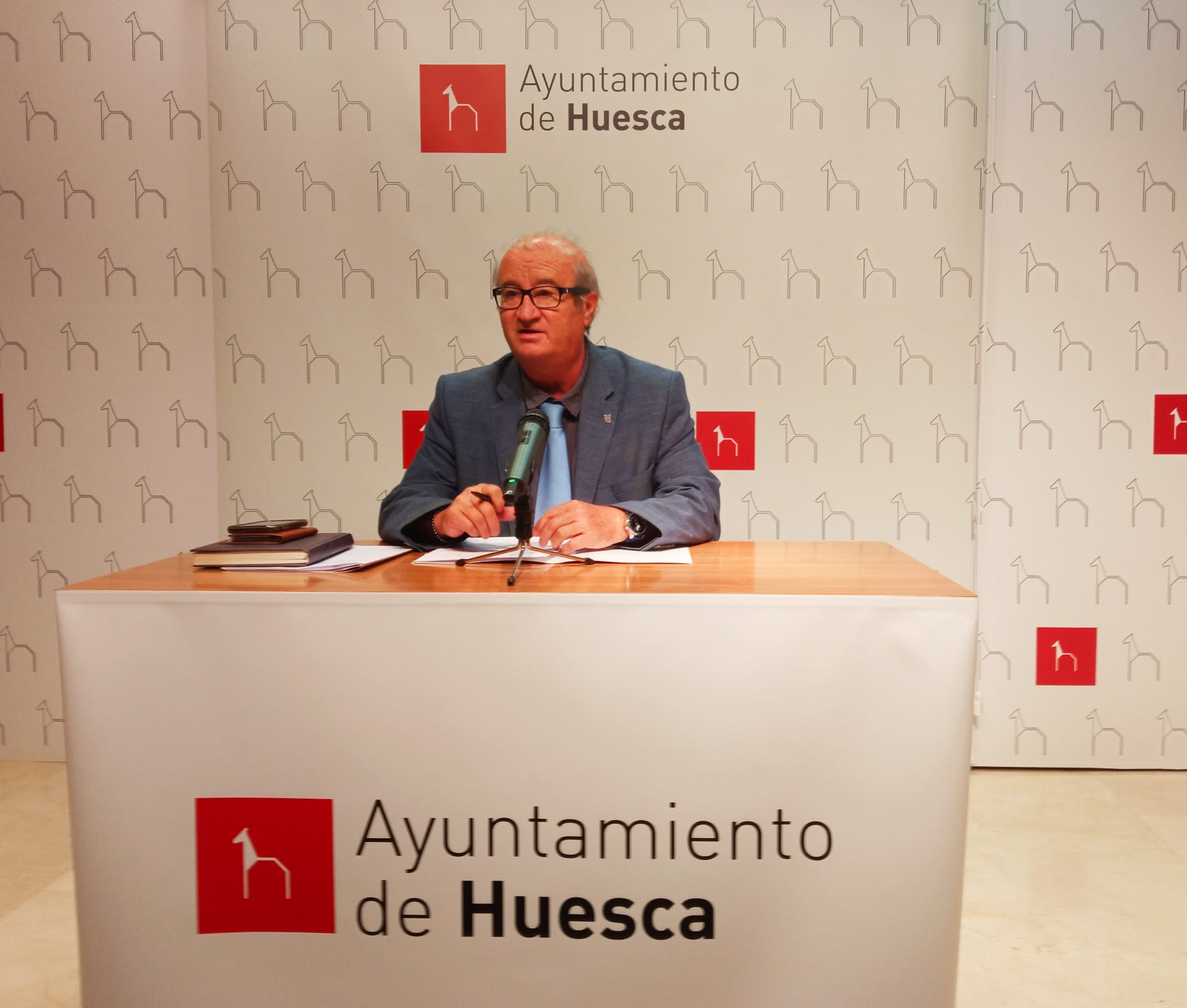 José María Romance, teniente de alcalde en funciones del Ayuntamiento de Huesca.
