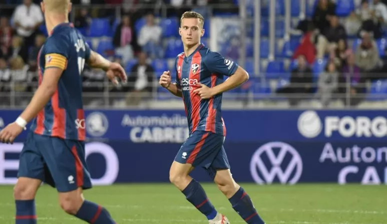 Rafa Tresaco en su etapa en el Huesca.