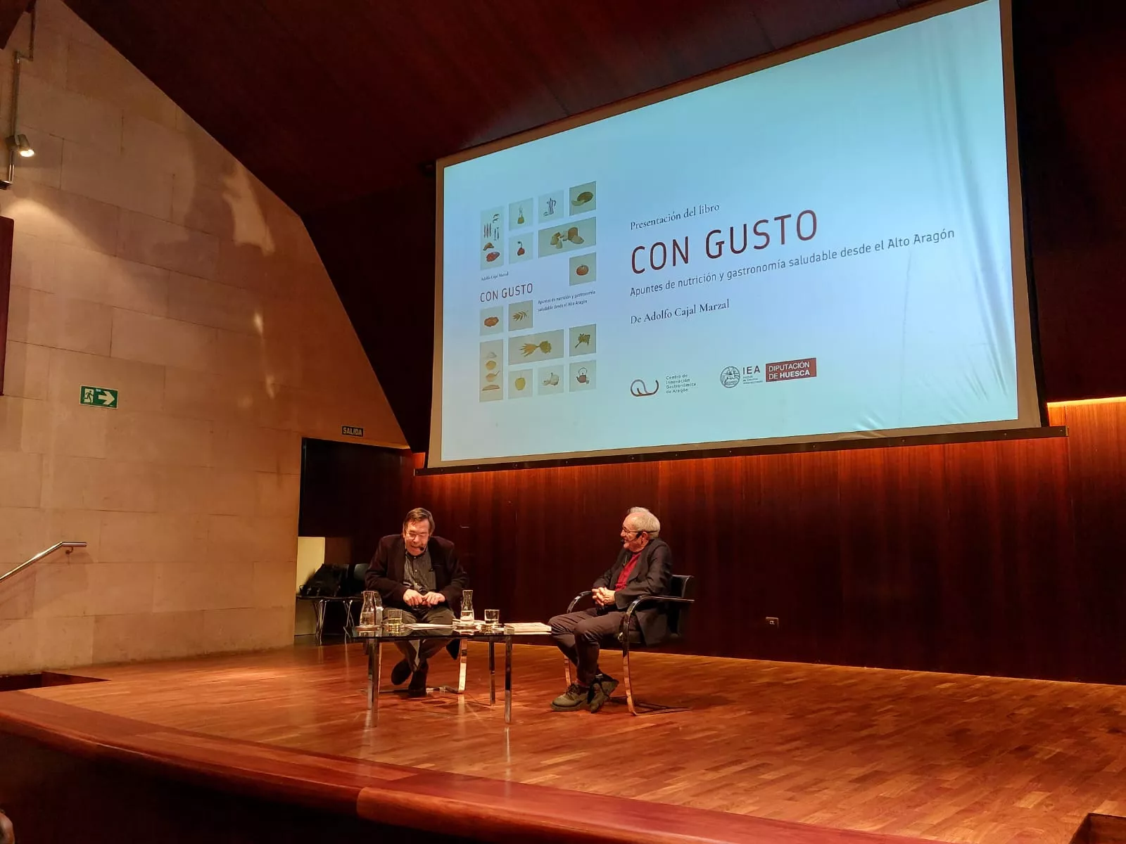 Presentación del libro Con Gusto de Adolfo Cajal Marzal en la Diputación