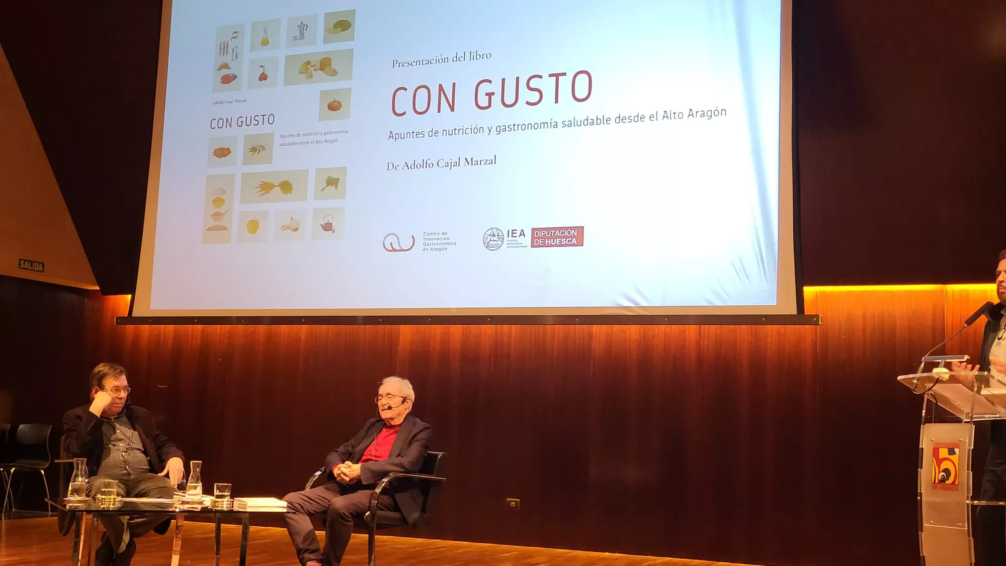 Presentación del libro 'Con Gusto' de Adolfo Cajal Marzal en la Diputación