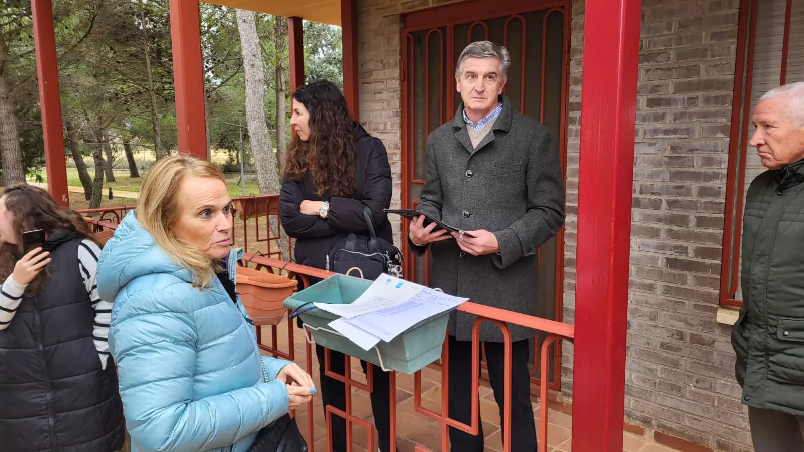 Sorteo de un coche en la finca del doctor Olivera en Arascués