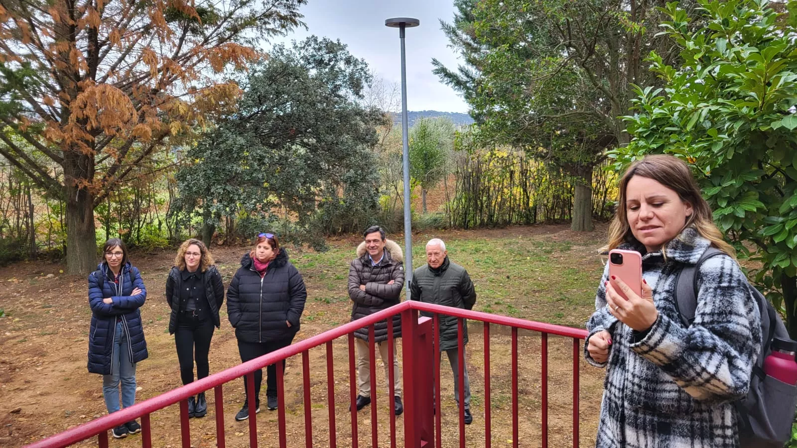 Sorteo de un coche en la finca del doctor Olivera en Arascués
