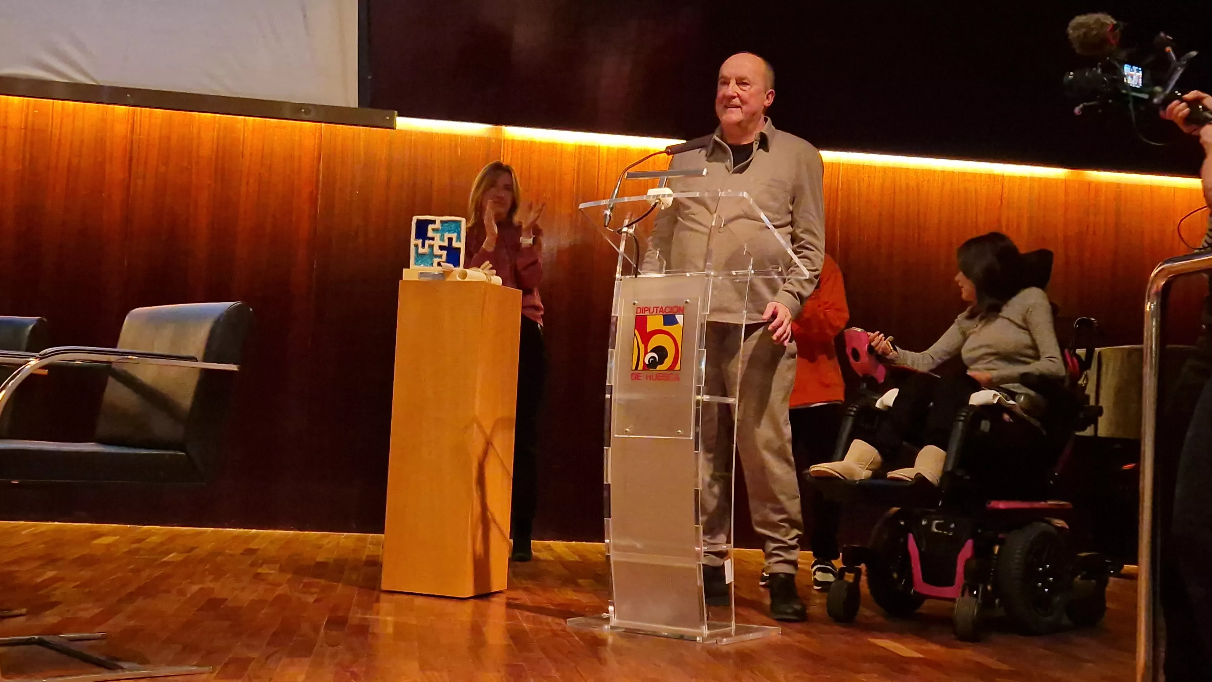 Miguel Escuer, Premio Cadis Huesca 2023. Foto Myriam Martínez