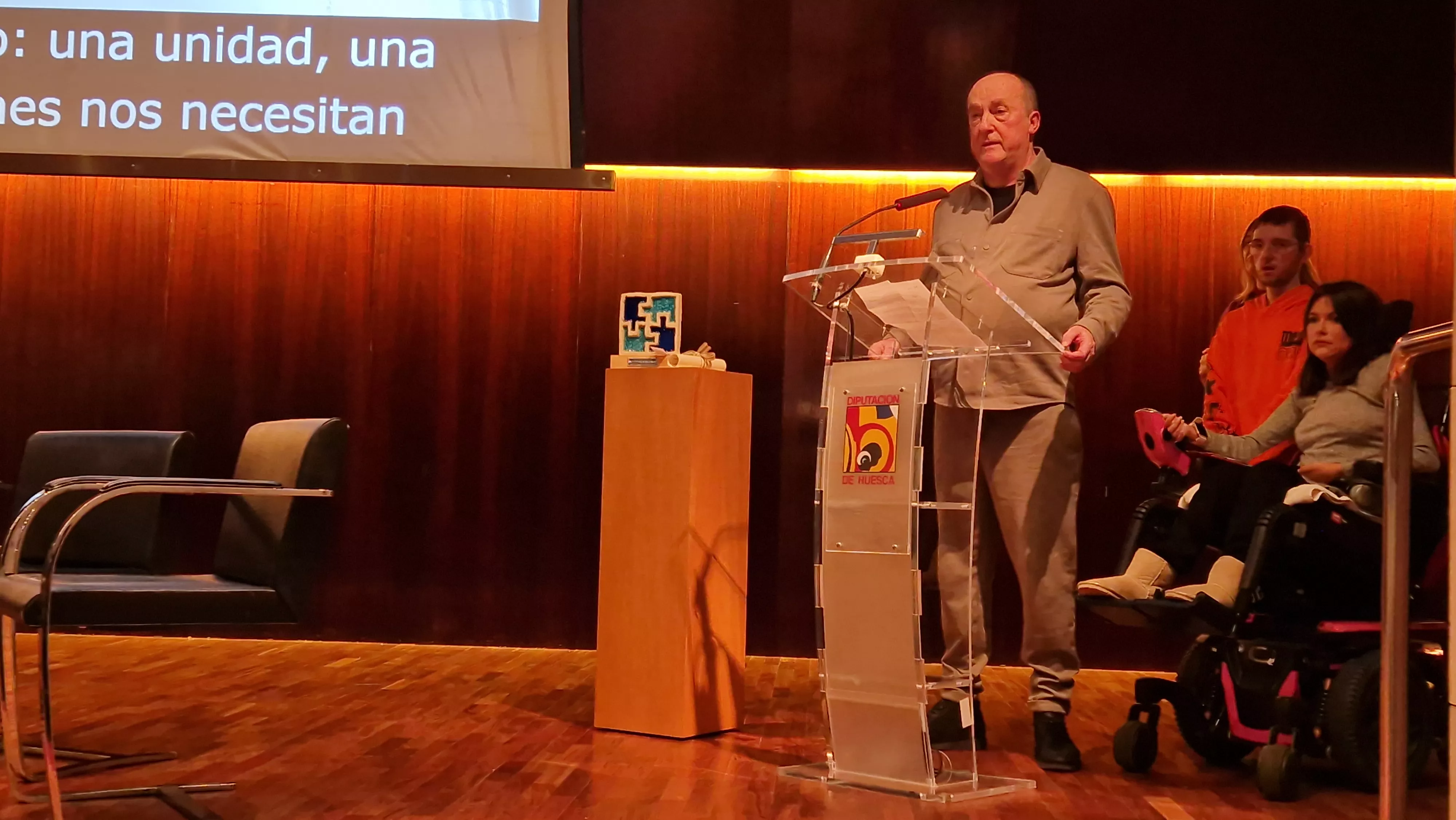 Miguel Escuer, Premio Cadis Huesca 2023. Foto Myriam Martínez