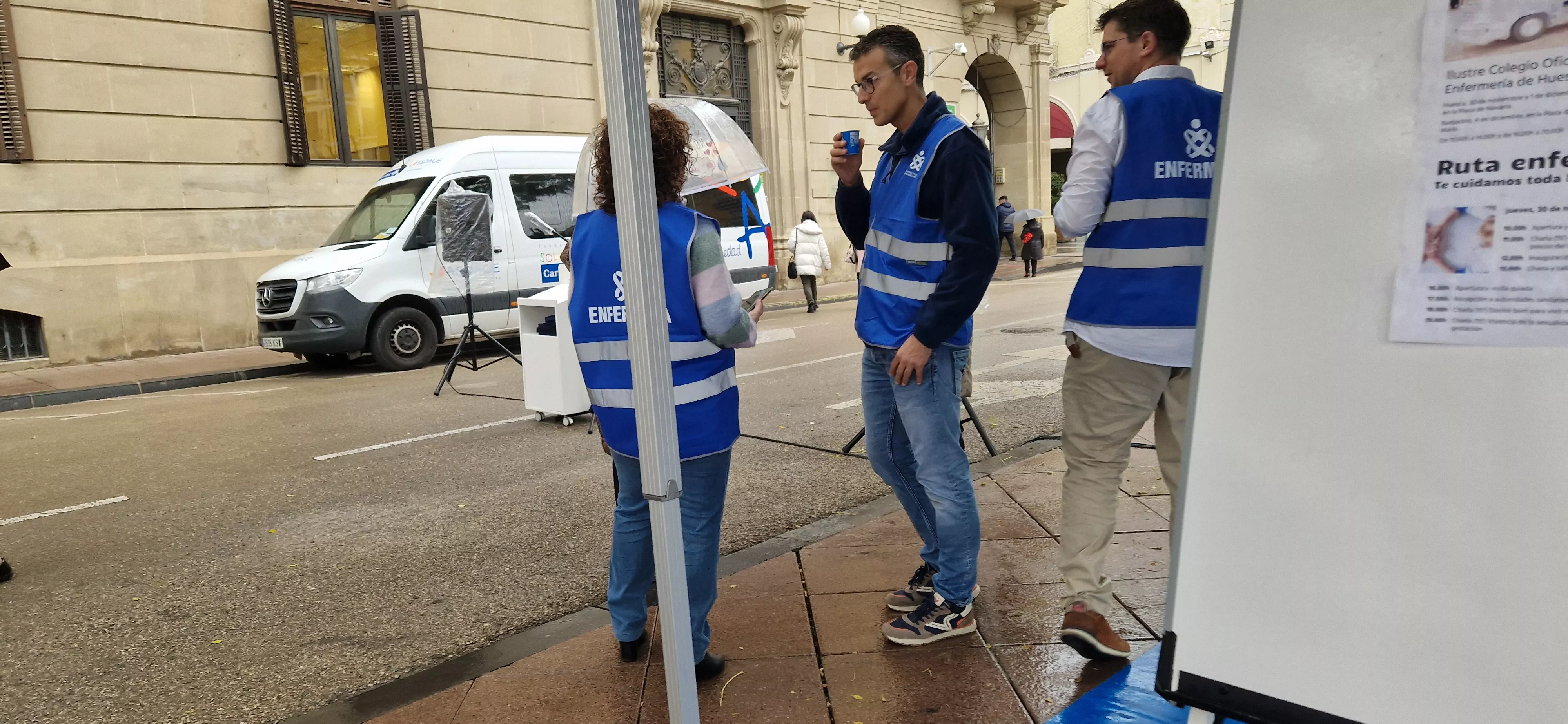 Ruta Enfermera en Huesca. Foto Myriam Martínez