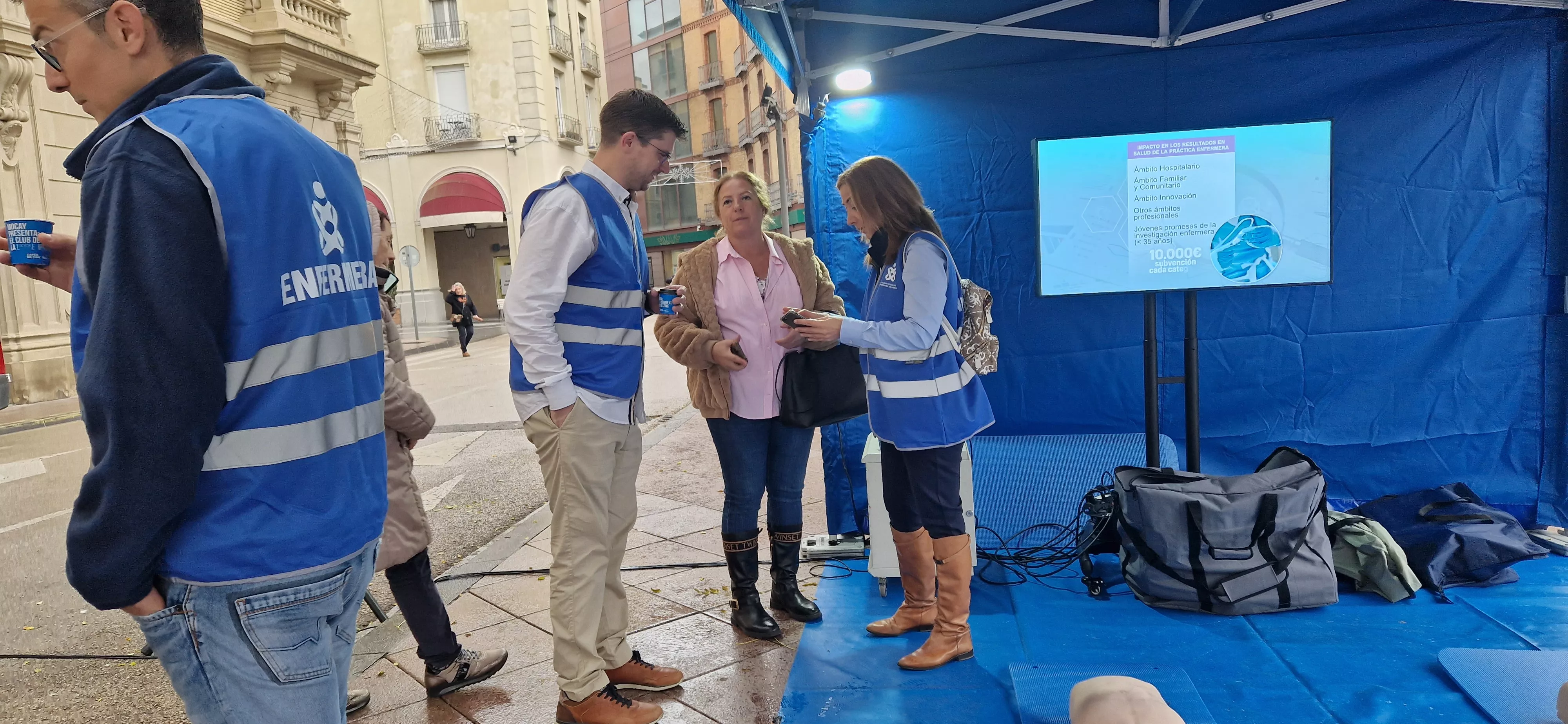 Ruta Enfermera en Huesca. Foto Myriam Martínez