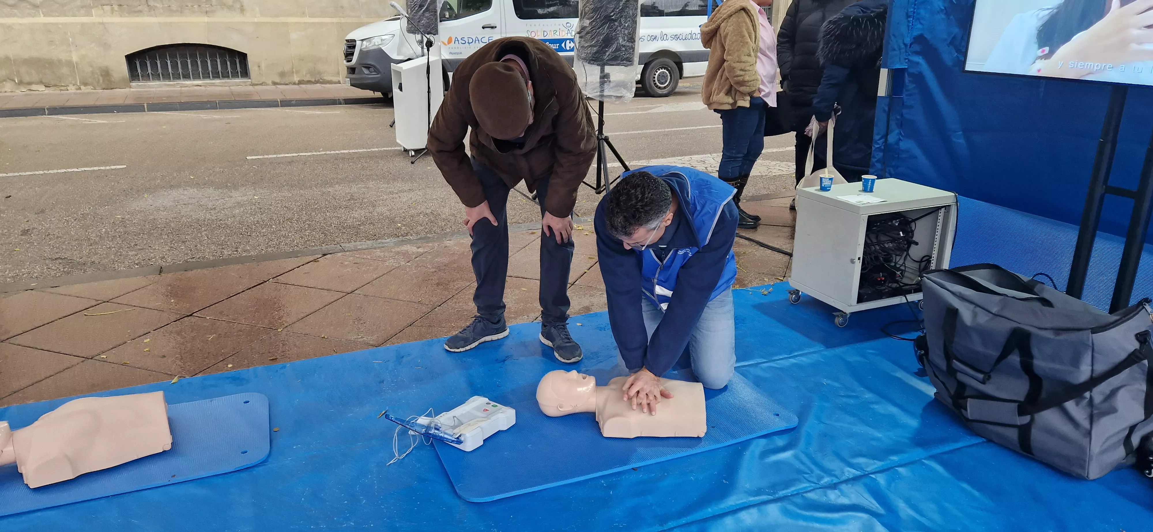 Ruta Enfermera en Huesca. Foto Myriam Martínez