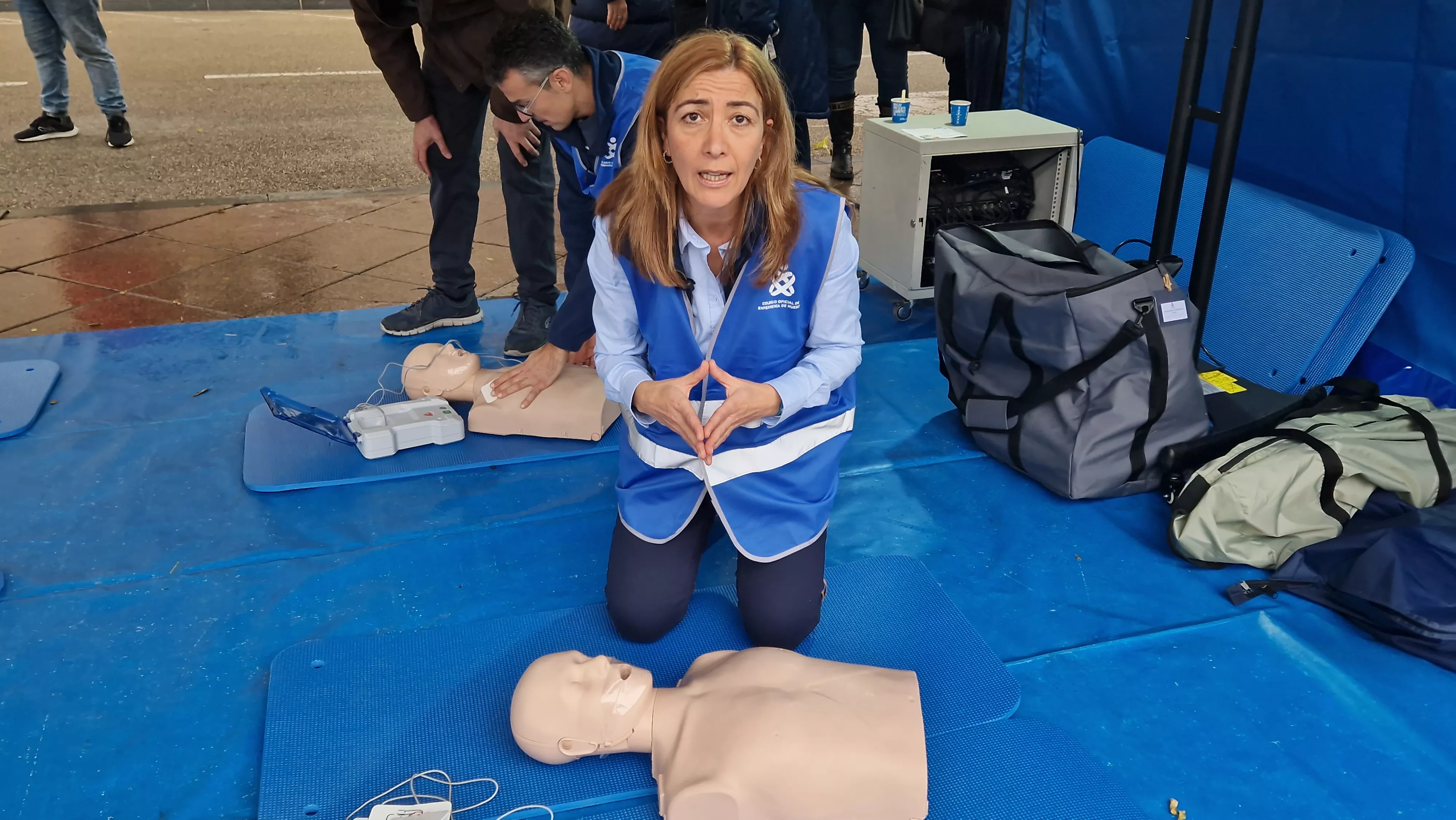 Ruta Enfermera en Huesca. Foto Myriam Martínez
