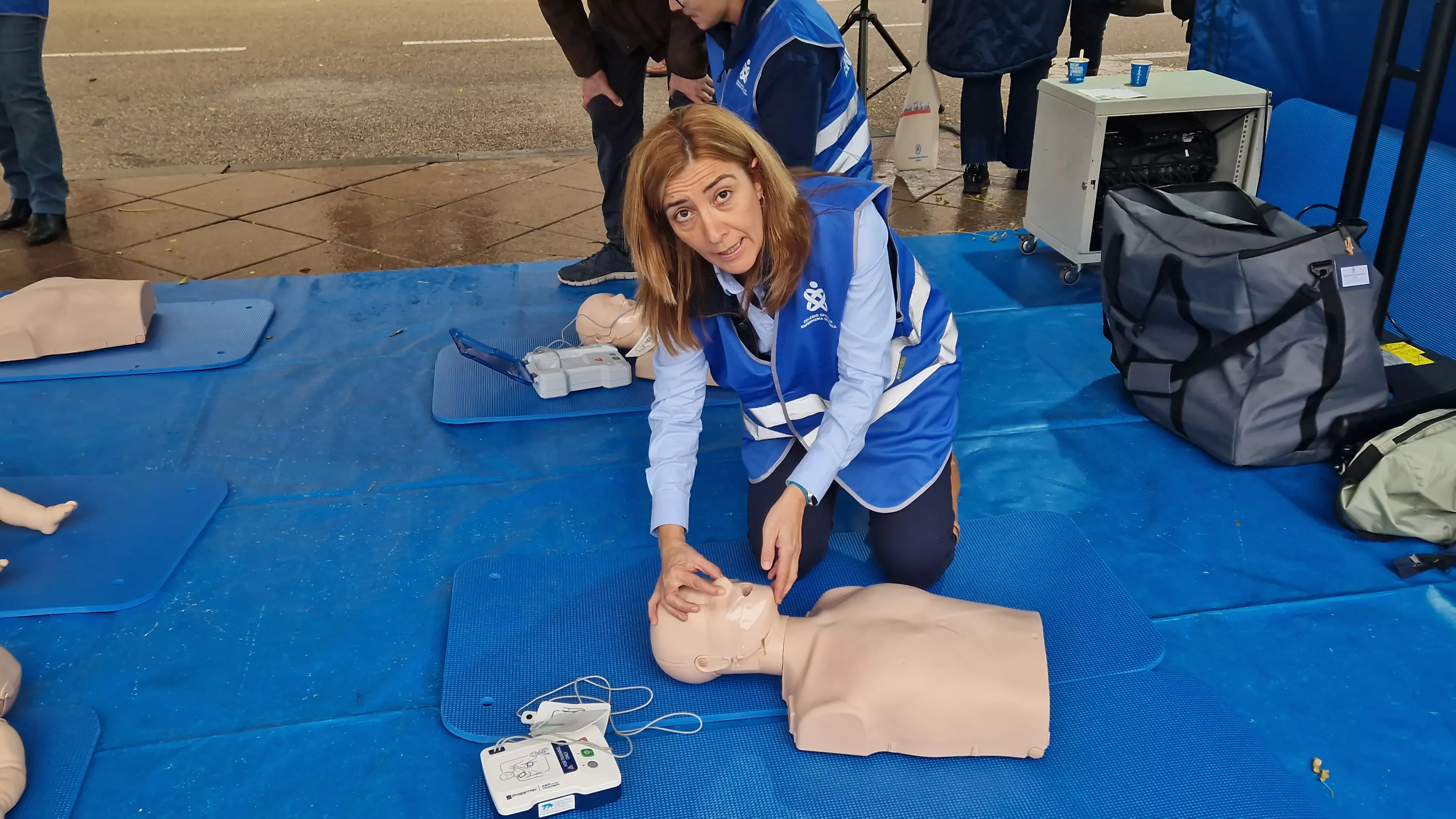 Ruta Enfermera en Huesca. Foto Myriam Martínez