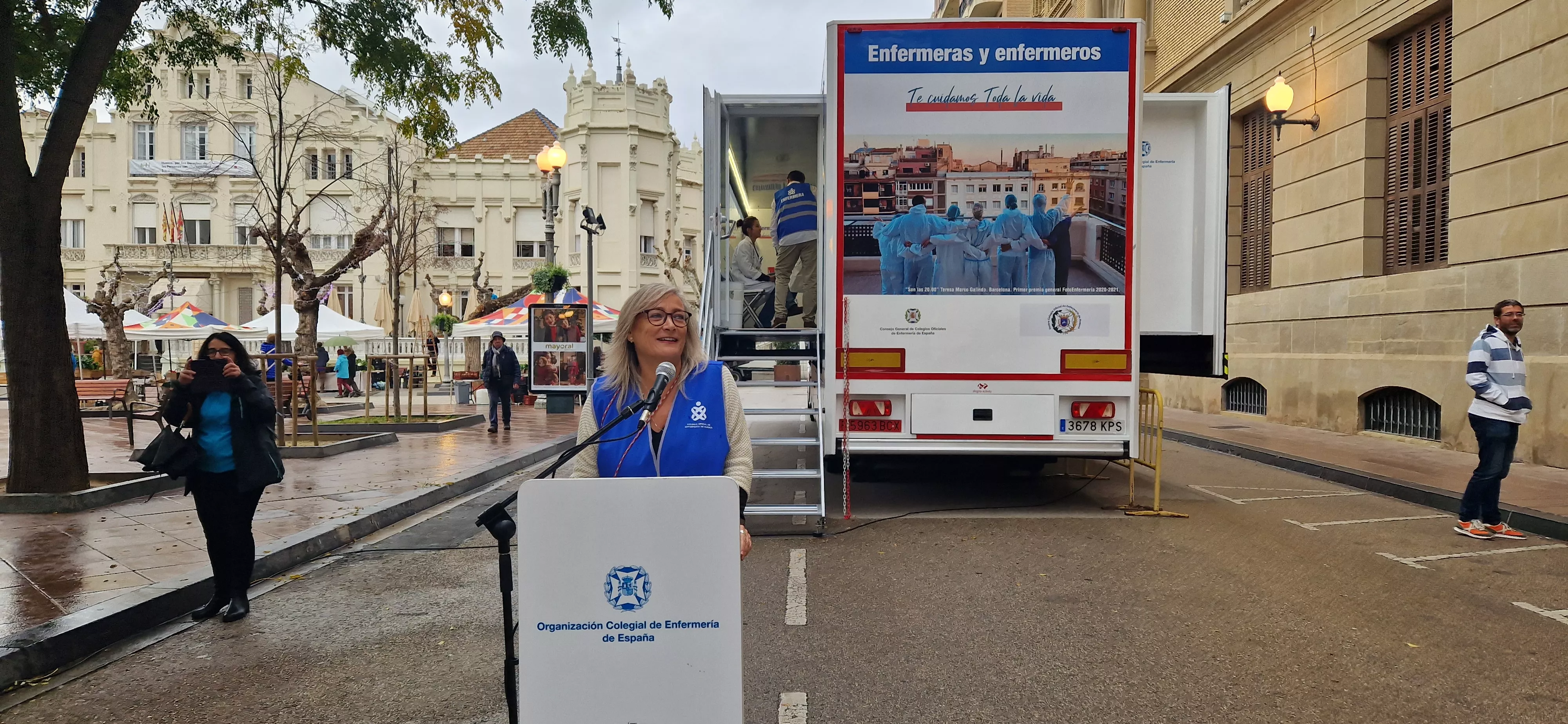 Ruta Enfermera en Huesca. Foto Myriam Martínez
