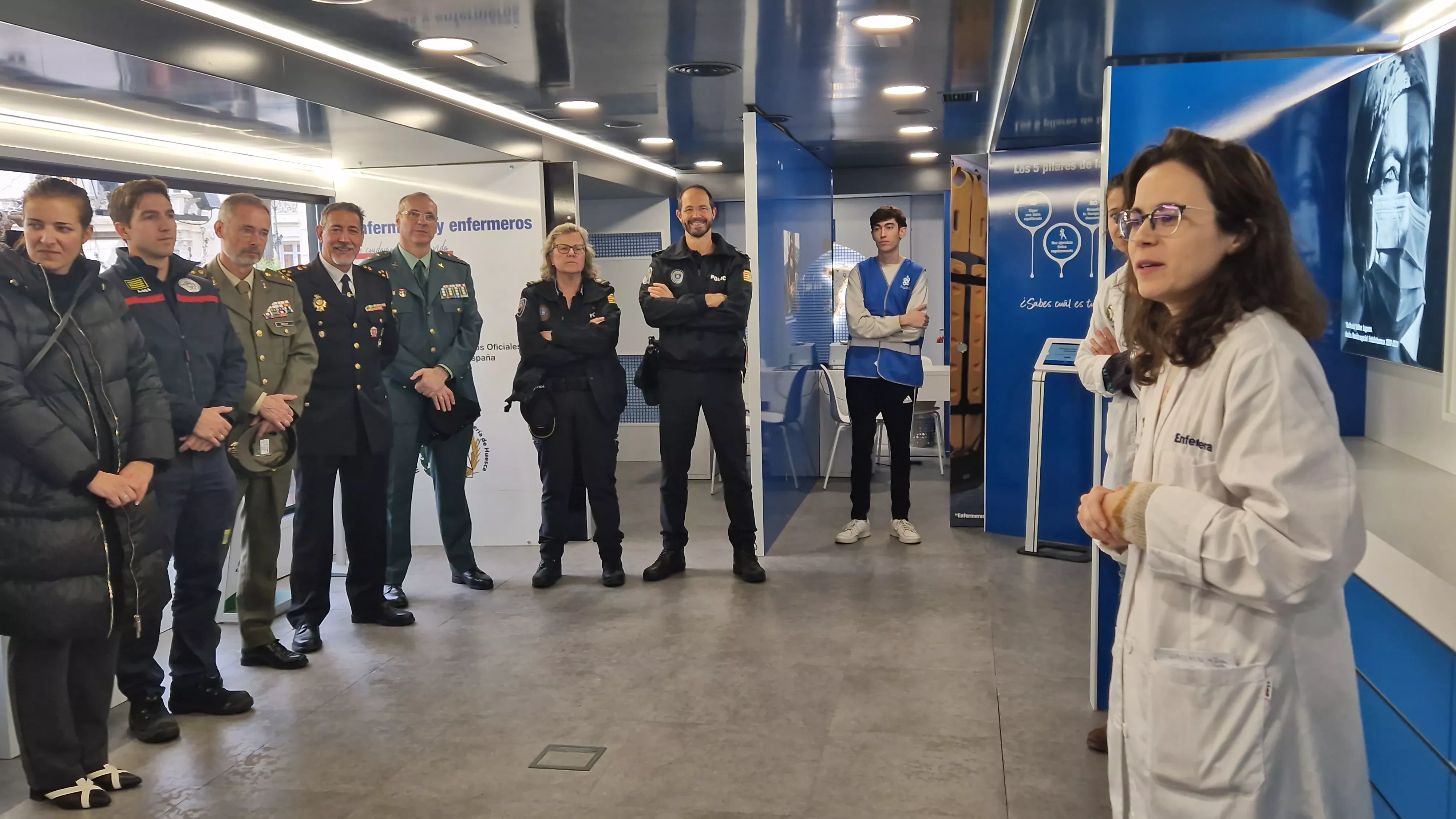 Ruta Enfermera en Huesca. Foto Myriam Martínez