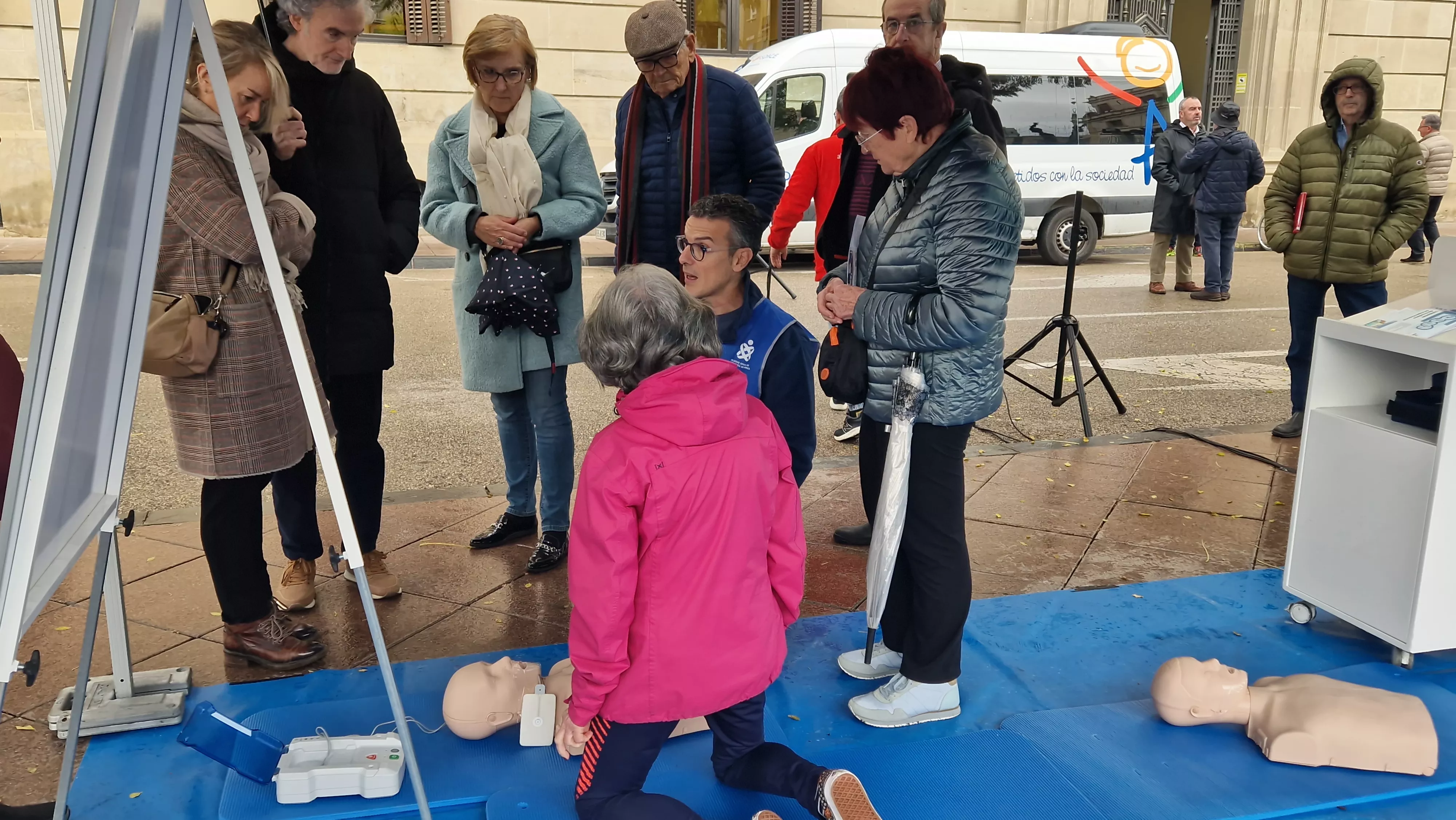 Ruta Enfermera en Huesca. Foto Myriam Martínez