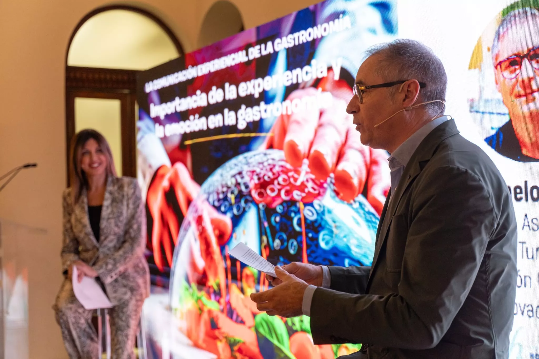 Carmelo Bosque, en la ponencia en Murcia sobre el Centro de Innovación Gastronómica