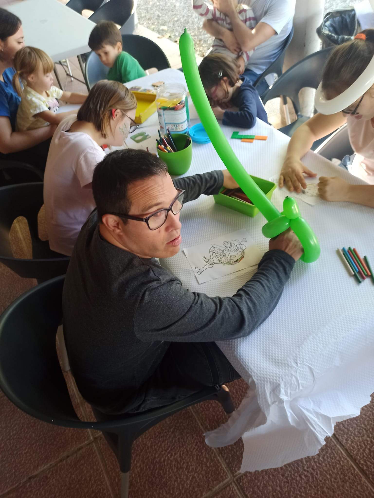 Imágenes del encuentro de familias de Down Huesca y Zaragoza en Fonz 