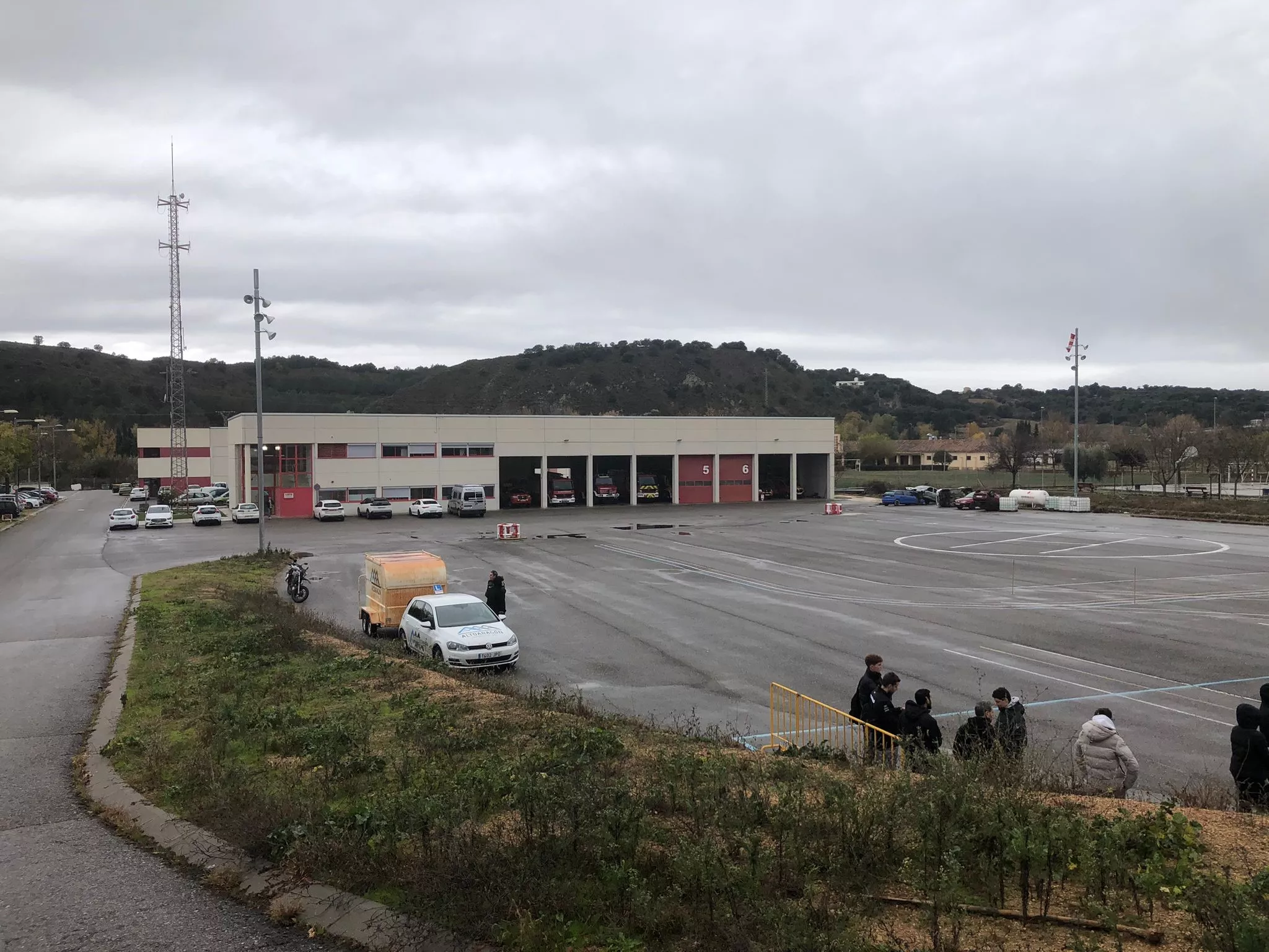 Parque de bomberos de Barbastro.