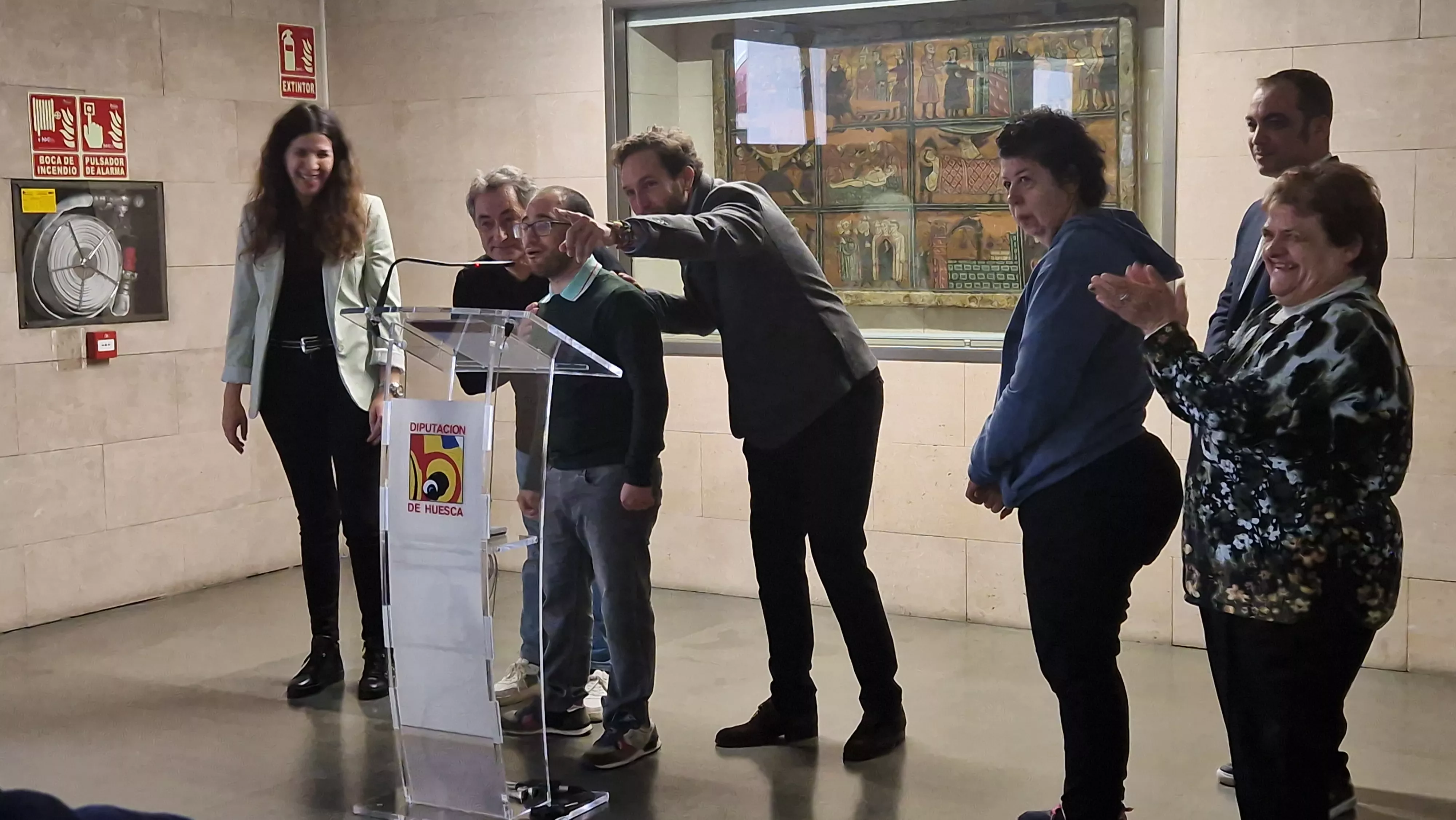 Exposición del Grupo ZheBRA en la DPH. Foto Myriam Martínez