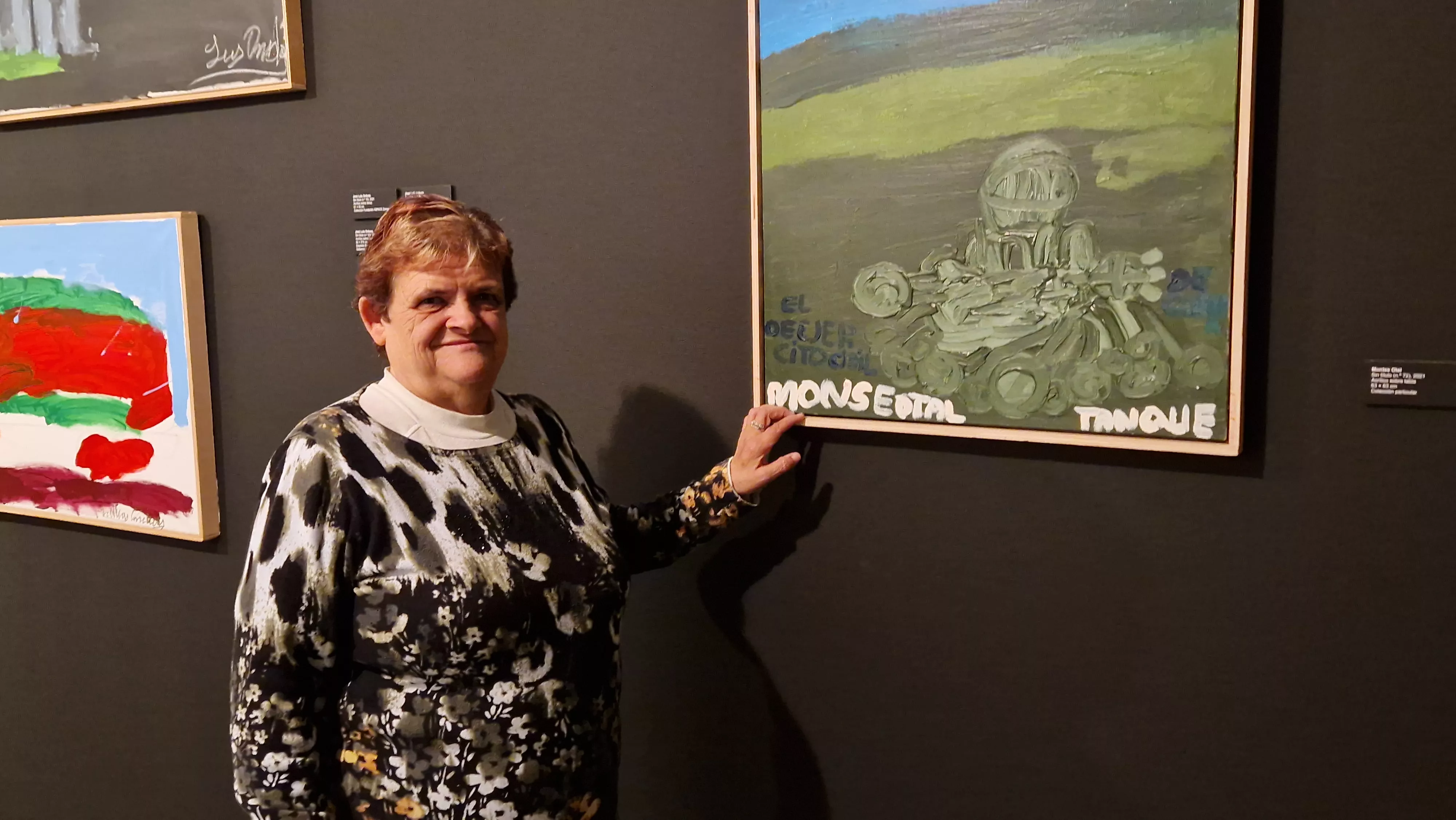 Montse Otal. Exposición del Grupo ZheBRA en la DPH. Foto Myriam Martínez