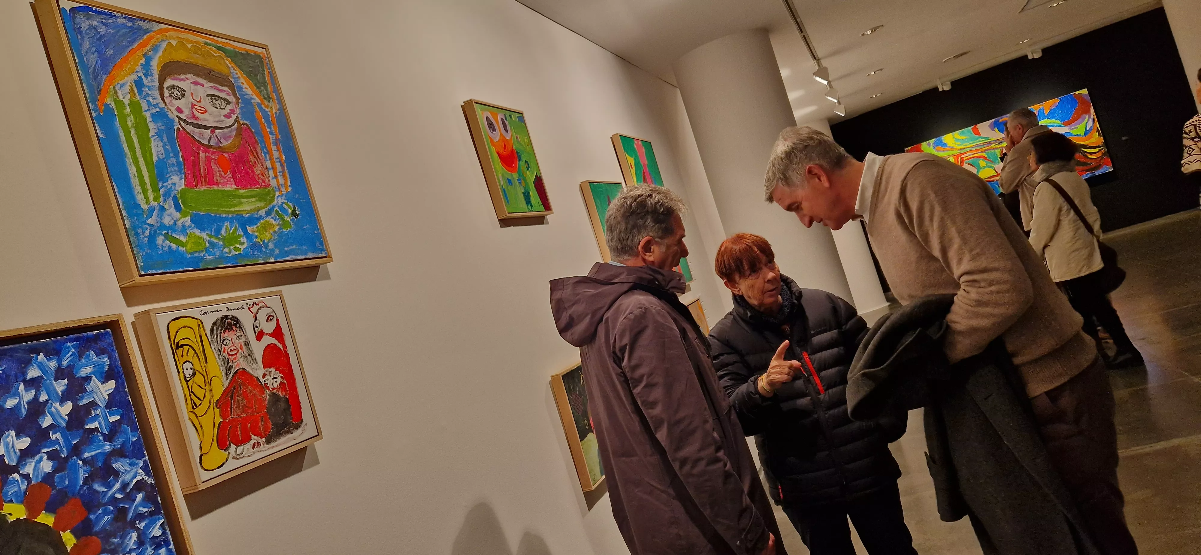 Inauguración de la exposición del Grupo ZheBRA en la DPH. Foto Myriam Martínez