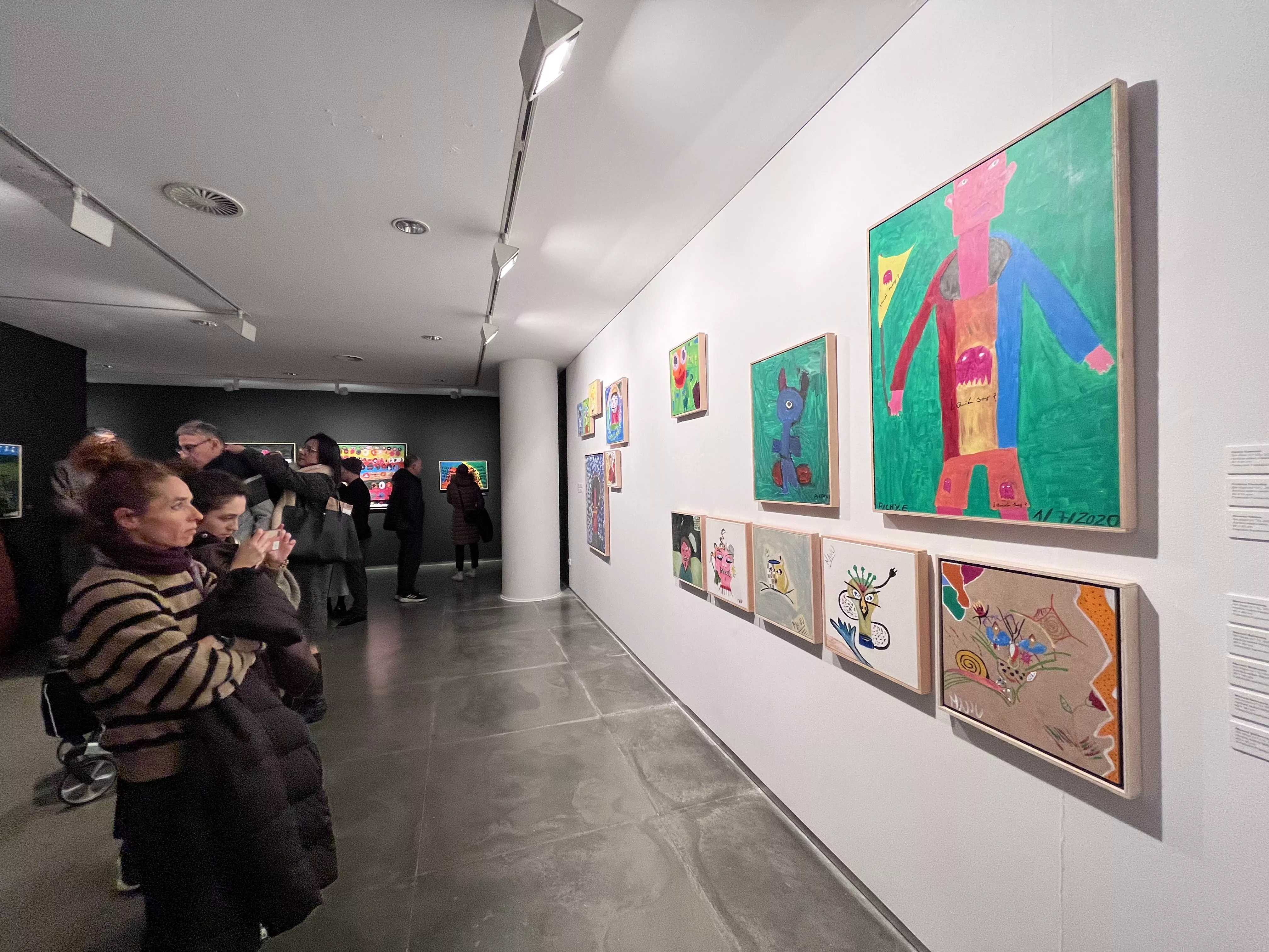 Exposición del Grupo ZheBRA en la DPH. Foto Mercedes Manterola