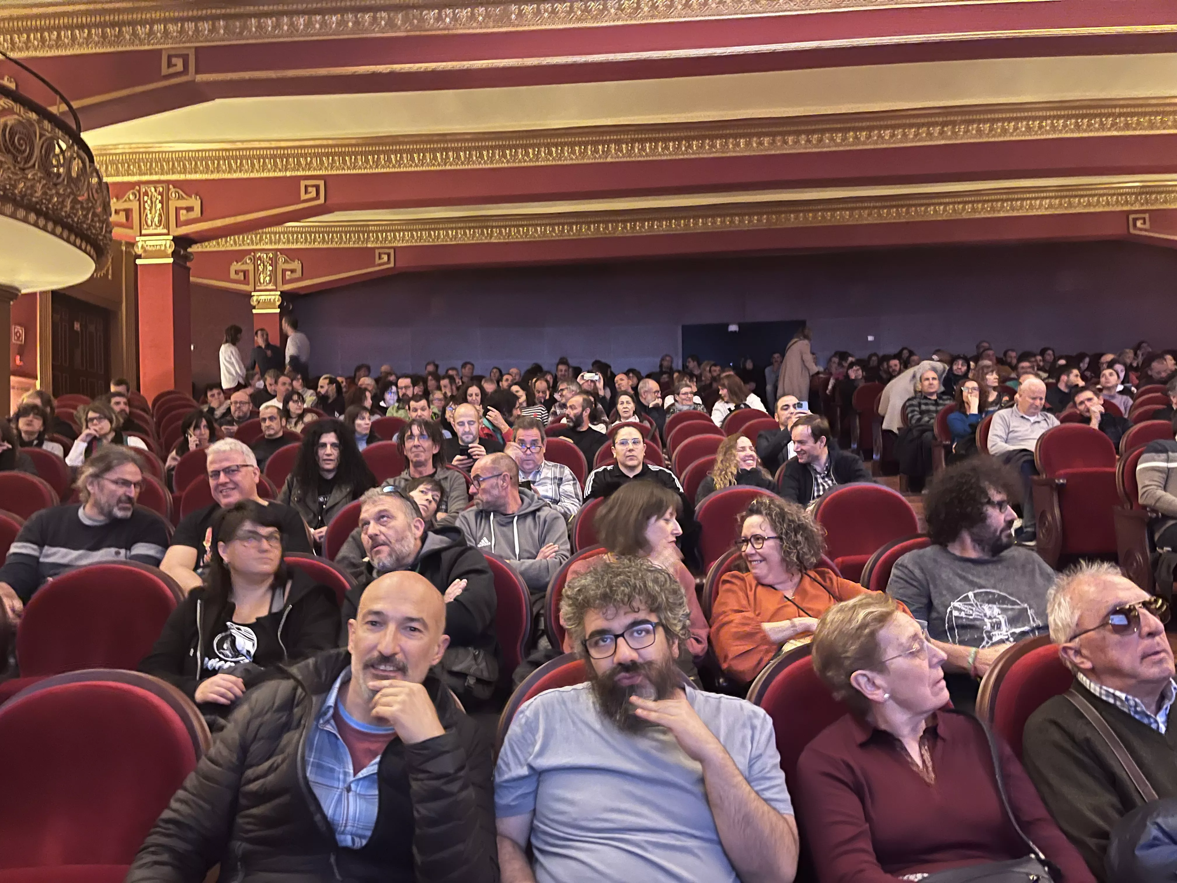 Estreno en Huesca de la película de Manolo Kabezabolo. Foto: Mercedes Manterola