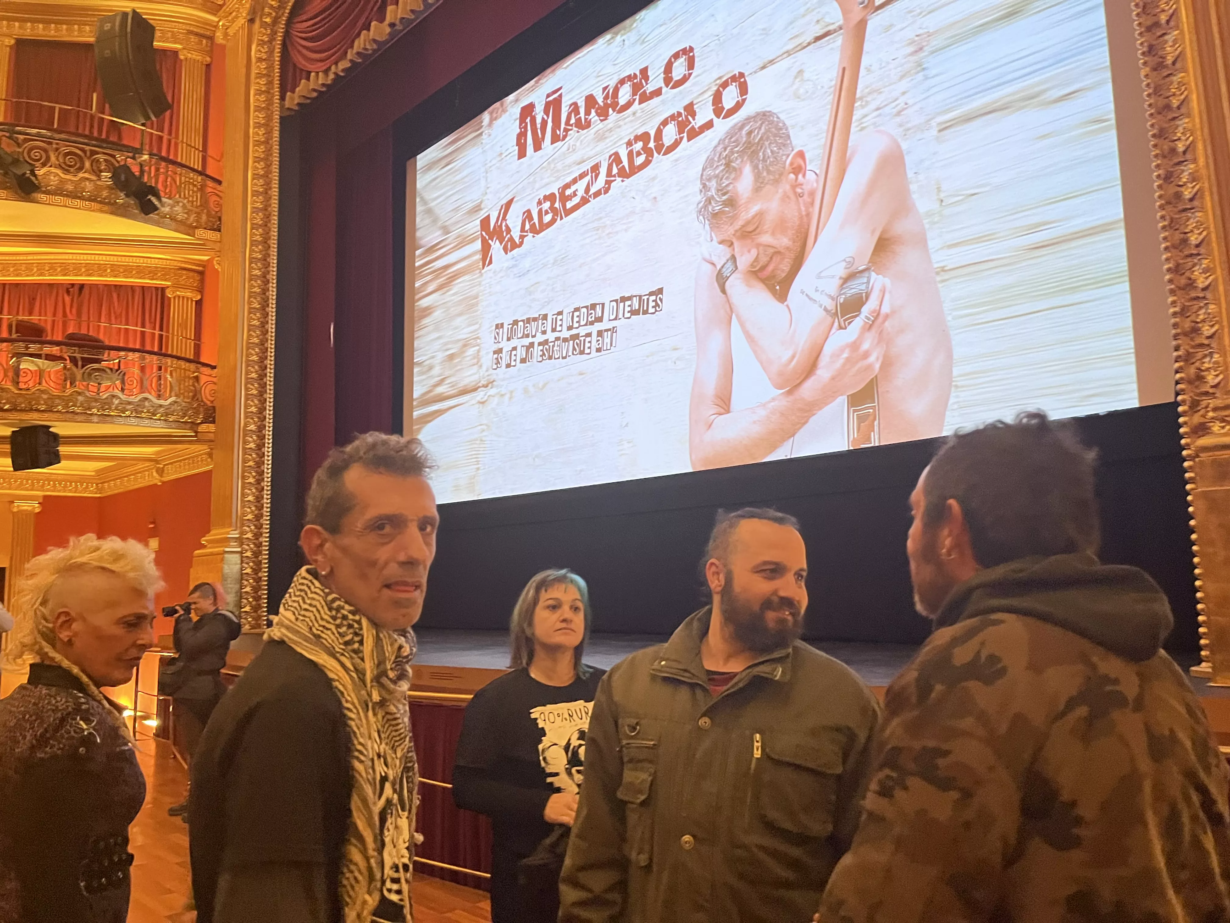 Estreno en Huesca de la película de Manolo Kabezabolo. Foto: Mercedes Manterola