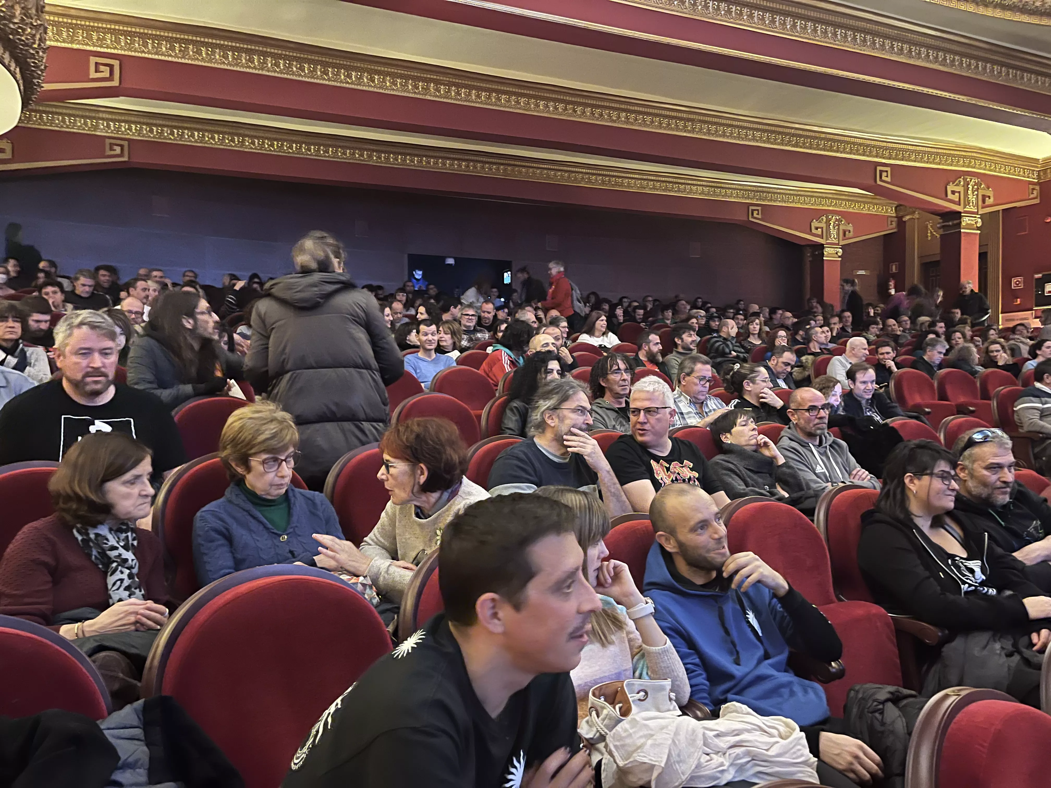 Estreno en Huesca de la película de Manolo Kabezabolo. Foto: Mercedes Manterola