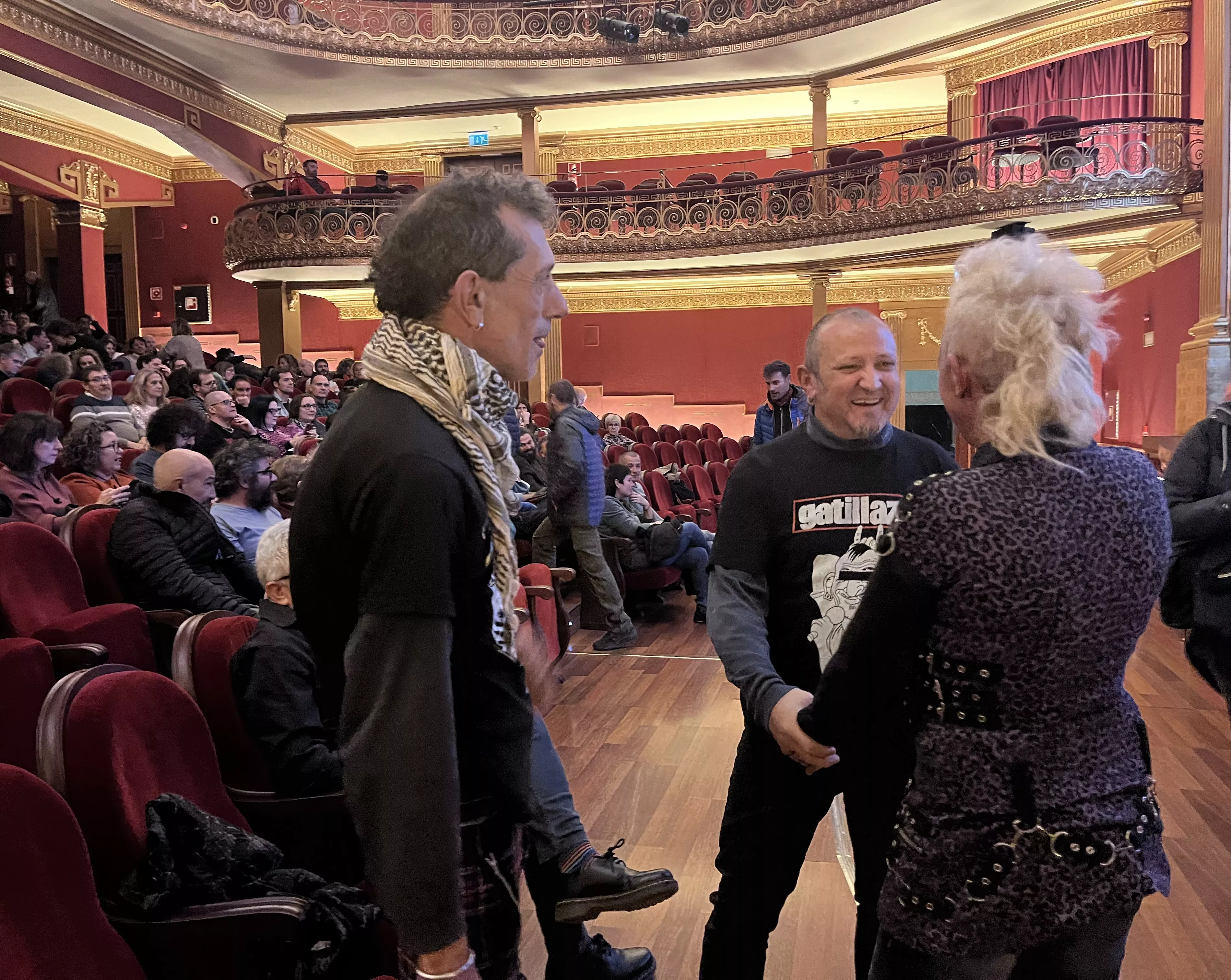 Estreno en Huesca de la película de Manolo Kabezabolo. Foto: Mercedes Manterola