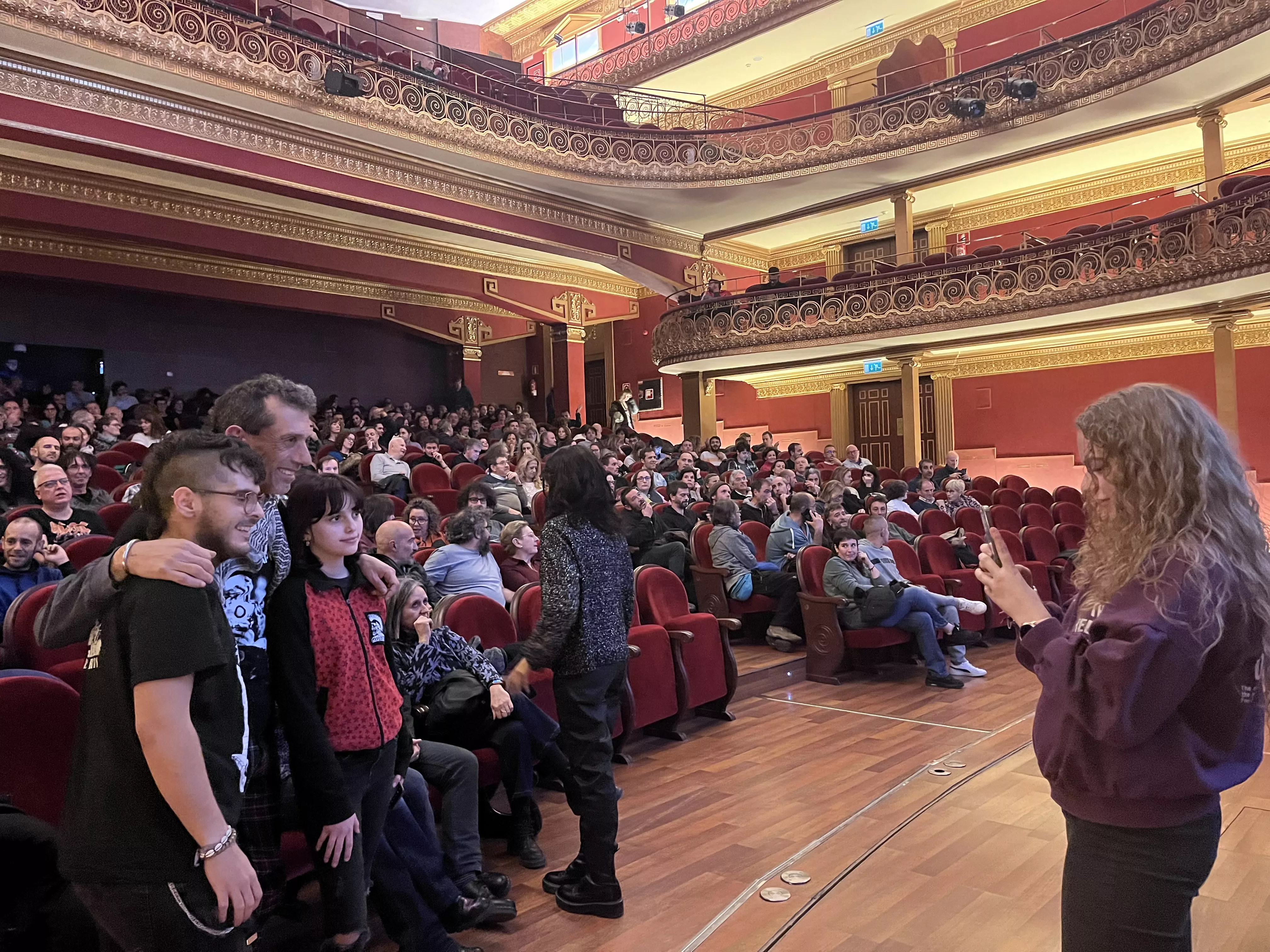 Estreno en Huesca de la película de Manolo Kabezabolo. Foto: Mercedes Manterola