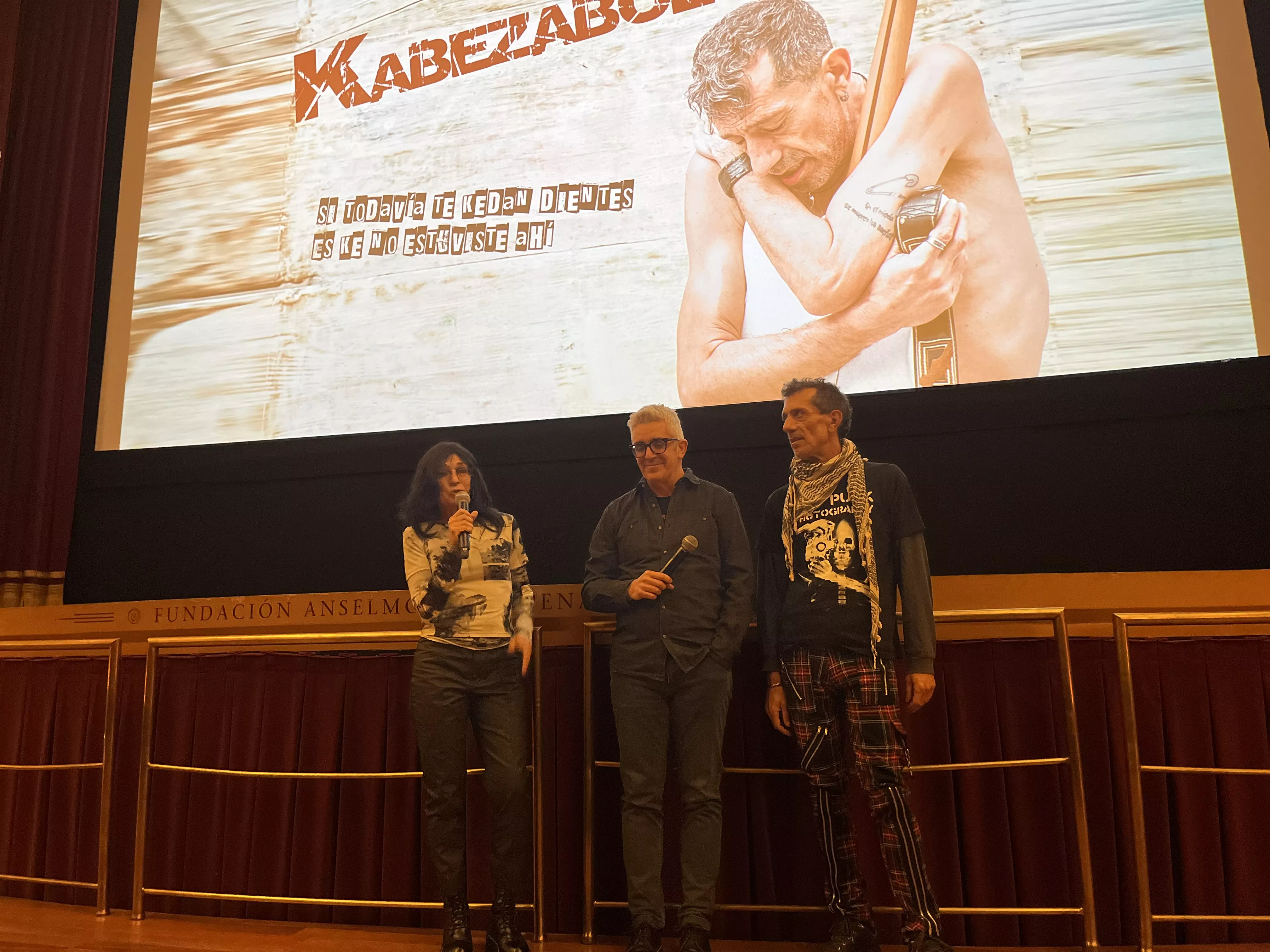 Estreno en Huesca de la película de Manolo Kabezabolo. Foto: Mercedes Manterola