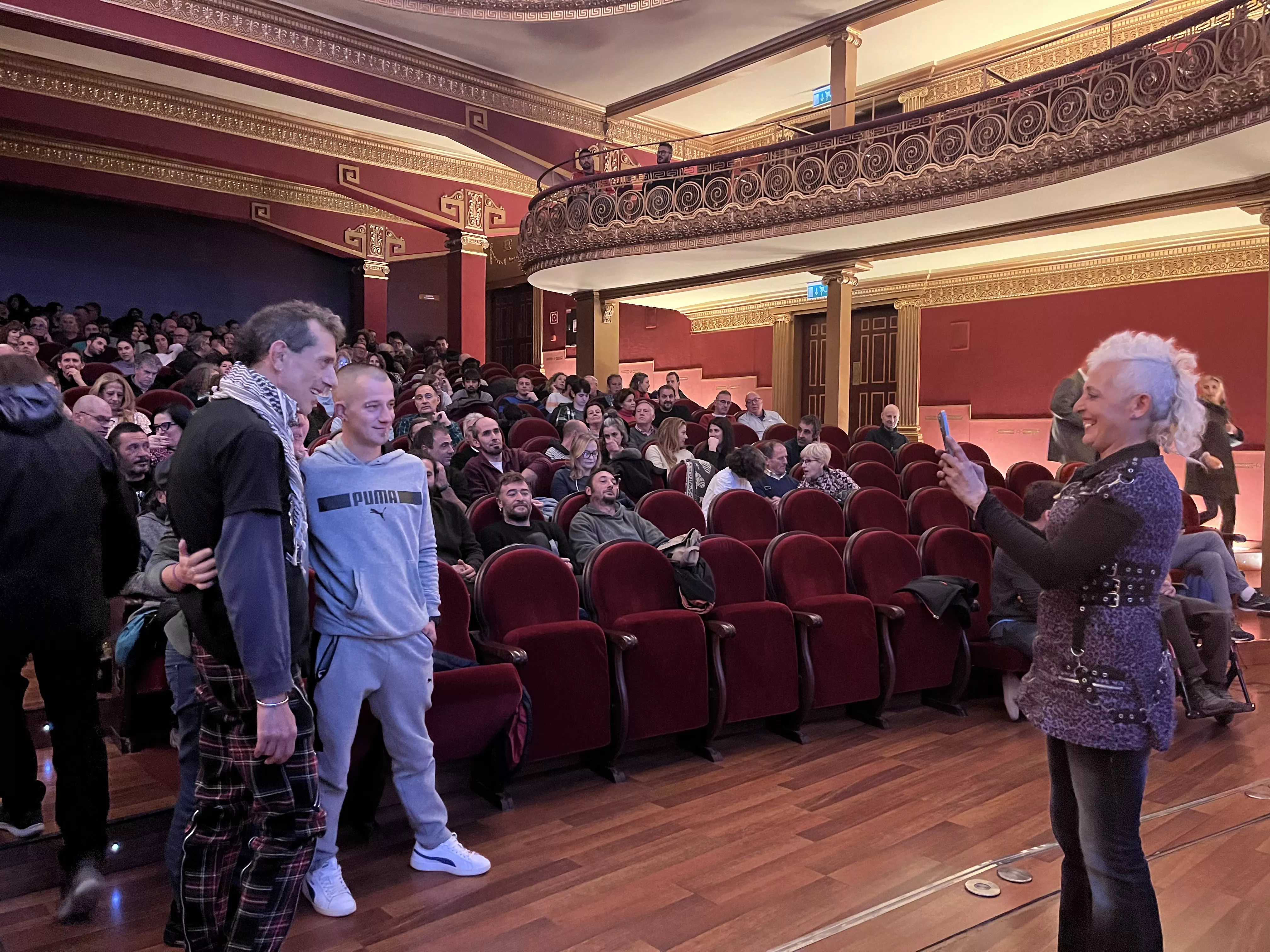 Estreno en Huesca de la película de Manolo Kabezabolo. Foto: Mercedes Manterola