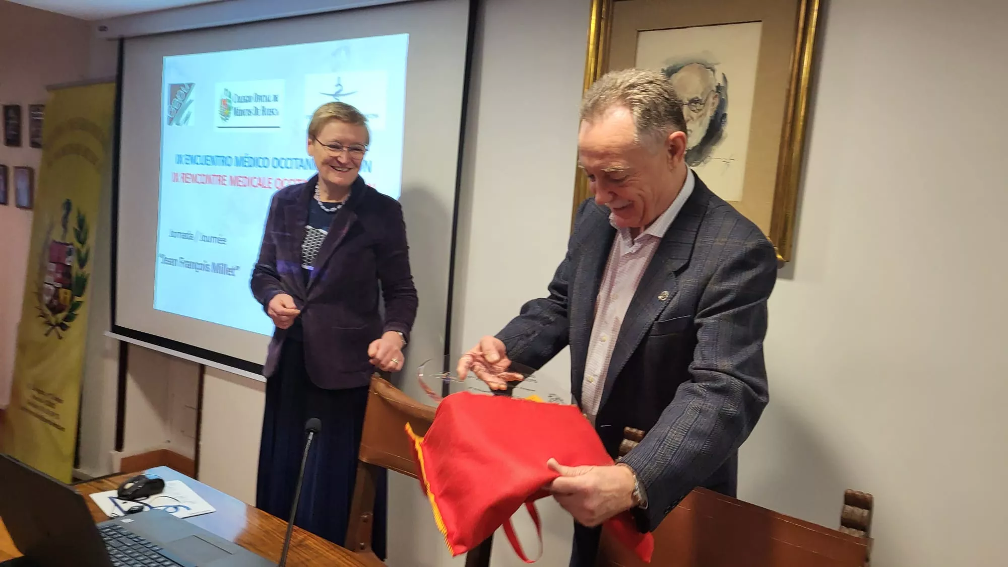 Encuentro de Occitania y Aragón en el Colegio de Médicos de Huesca