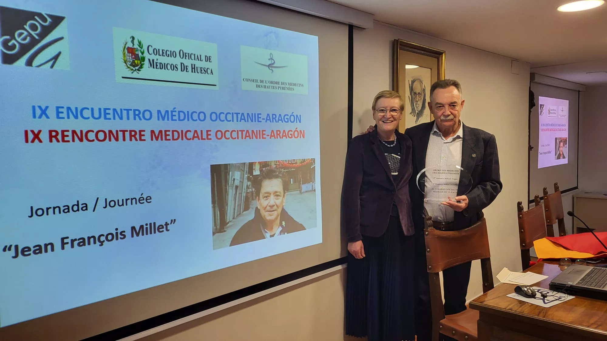 Encuentro de Occitania y Aragón en el Colegio de Médicos de Huesca