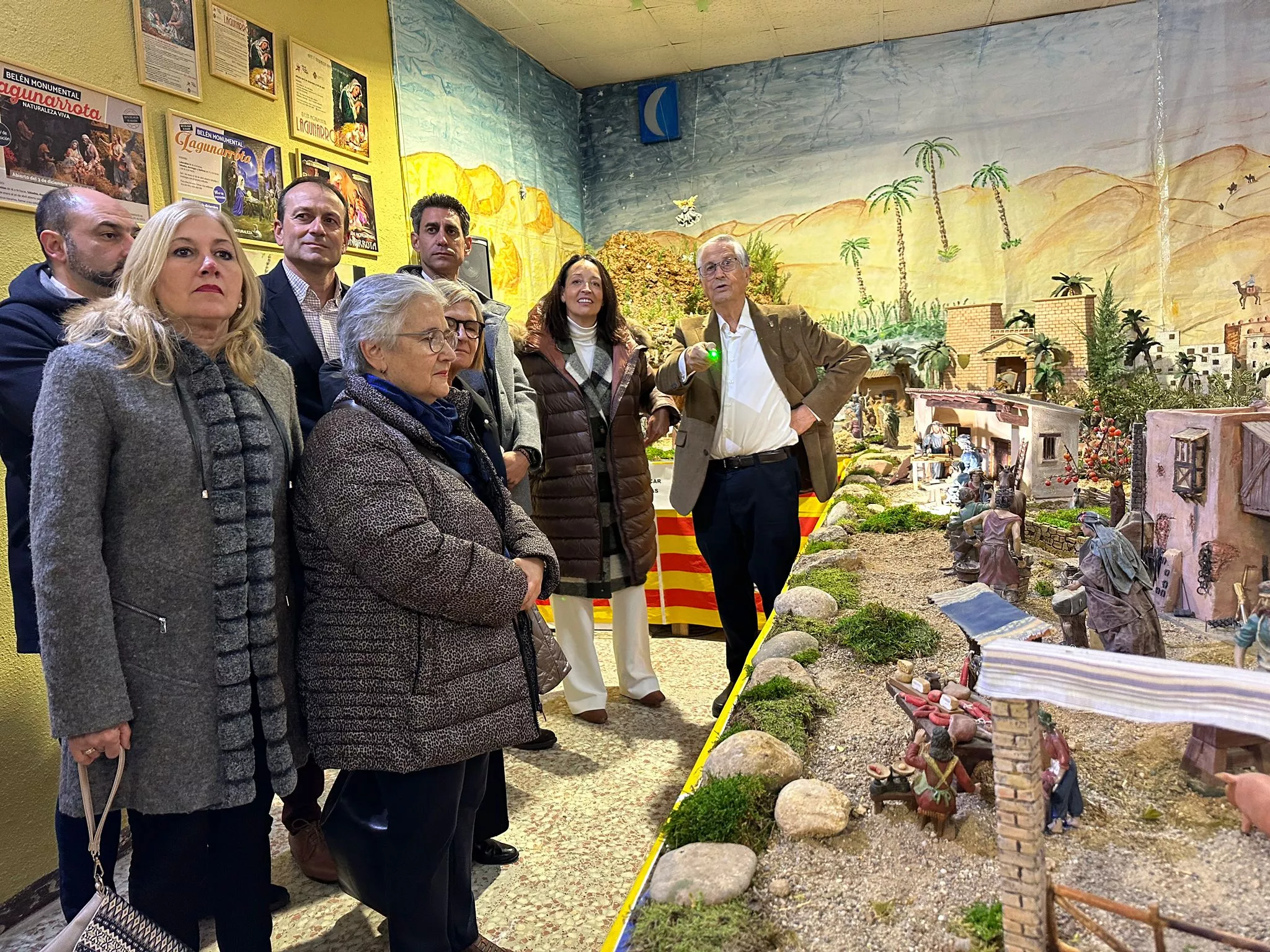 Inauguración del belén monumental de Lagunarrota.