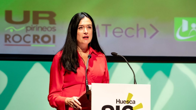 Lorena Orduna abre el Salón de Innovación y Emprendimiento de Huesca