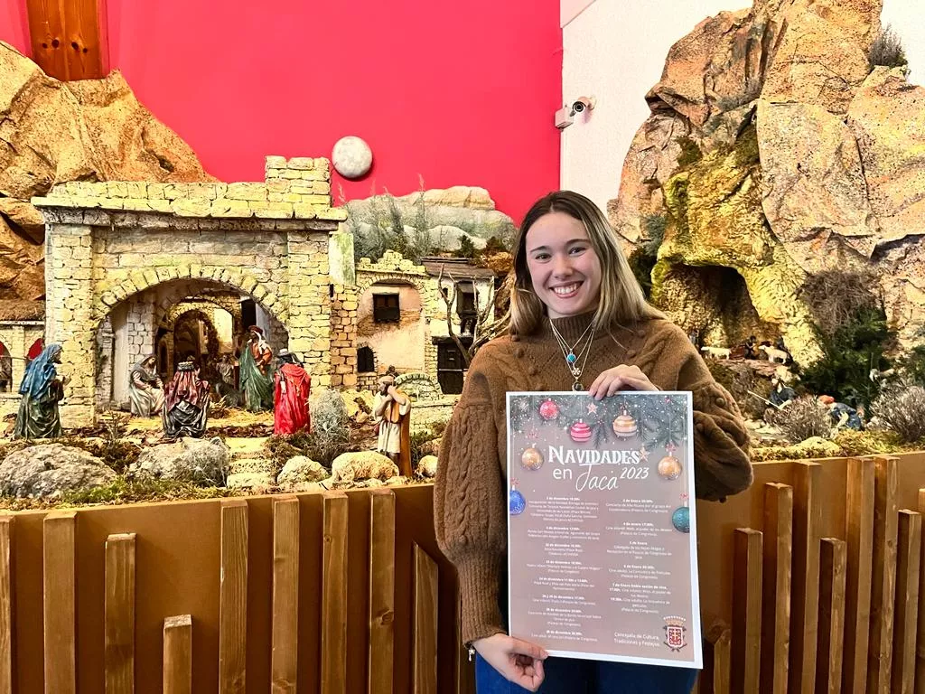 Andrea Vargas ha presentado la programación navideña de Jaca.