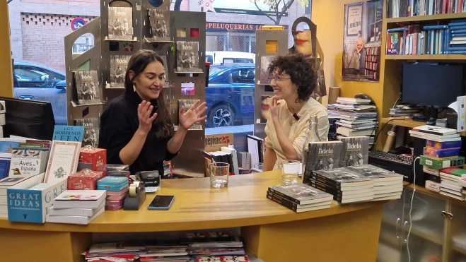 Otra imagen de la presentación del libro de Elvira Valgañón. Foto Myriam Martínez Otra imagen de la presentación del libro de Elvira Valgañón. Foto Myriam Martínez