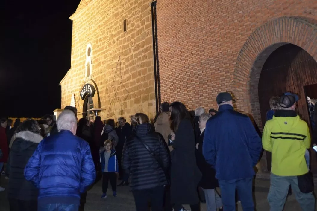 Inauguración en Esplús de la Ruta del Belén de Aragón. Foto Juan Emilio Estil·les