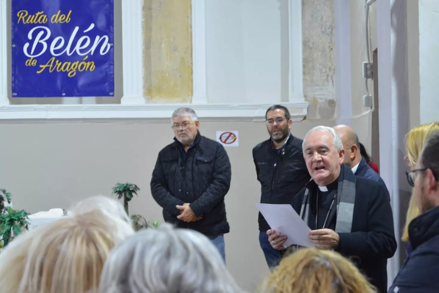 Inauguración en Esplús de la Ruta del Belén de Aragón. Foto Juan Emilio Estil·les