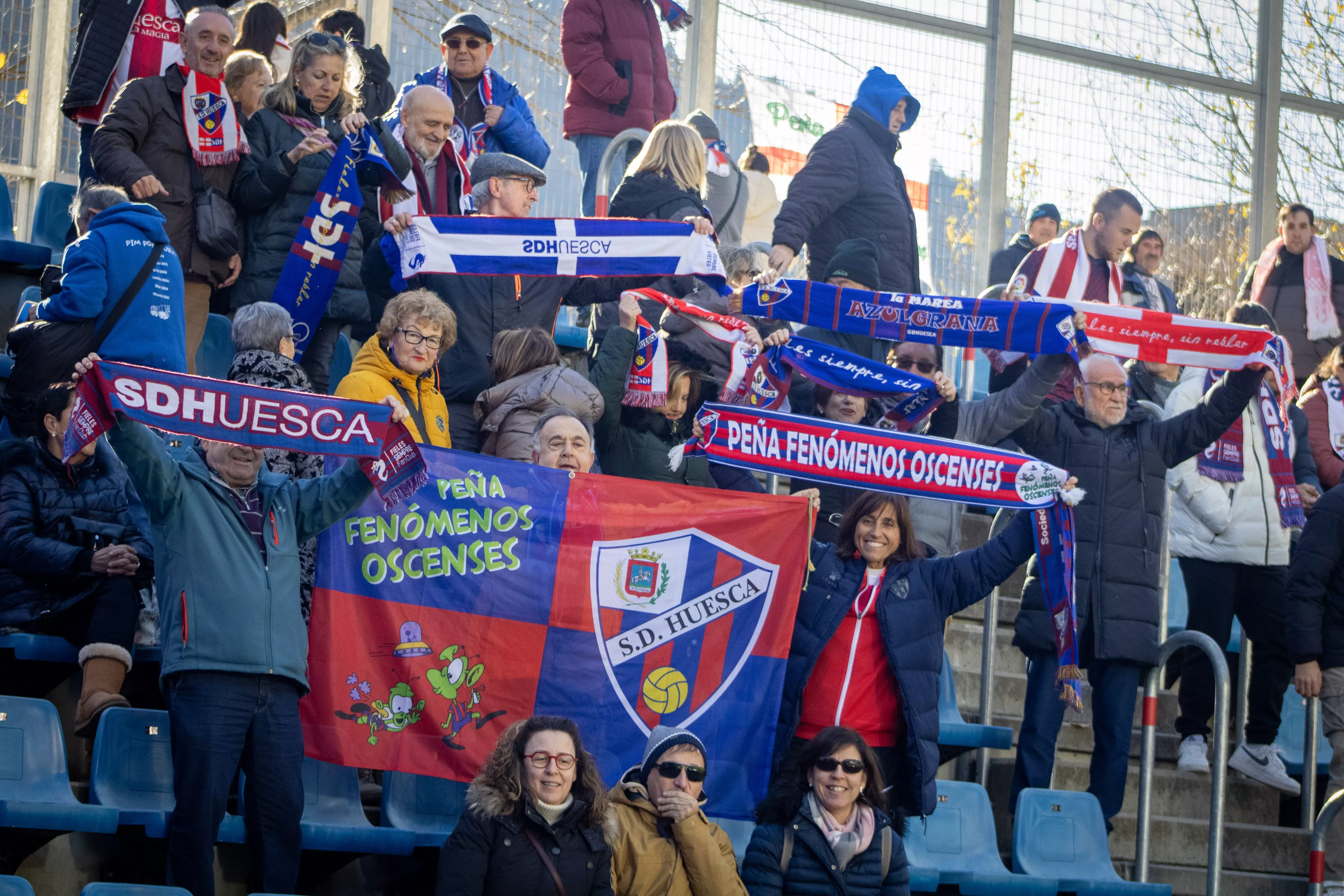 Aficionados del Huesca en Andorra