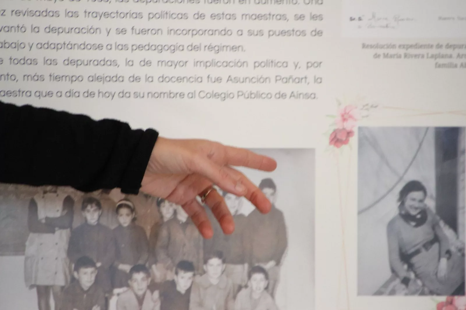 Exposición “Vigiladas, mecanismos de control femenino en los pueblos del franquismo”. Foto Carlos Neofato