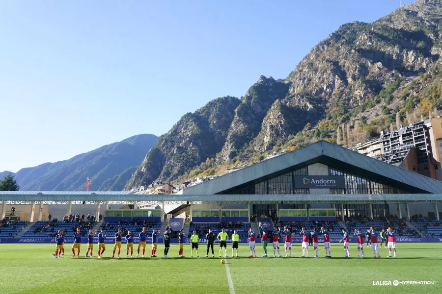 Saludo de los jugadores