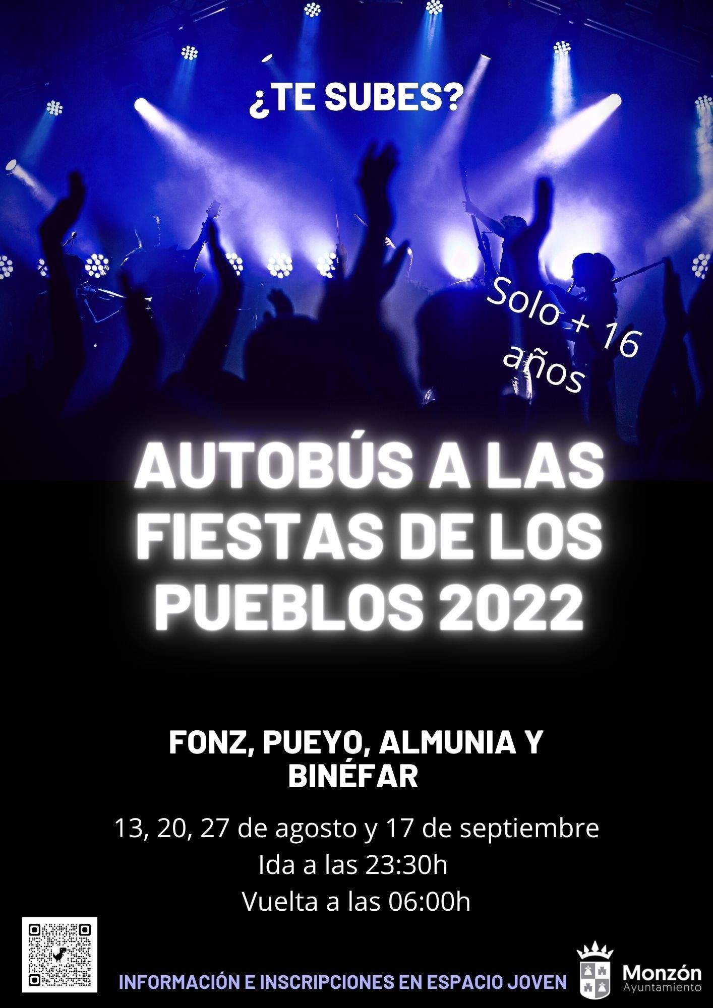 Cartel de la iniciativa ¿Te subes?