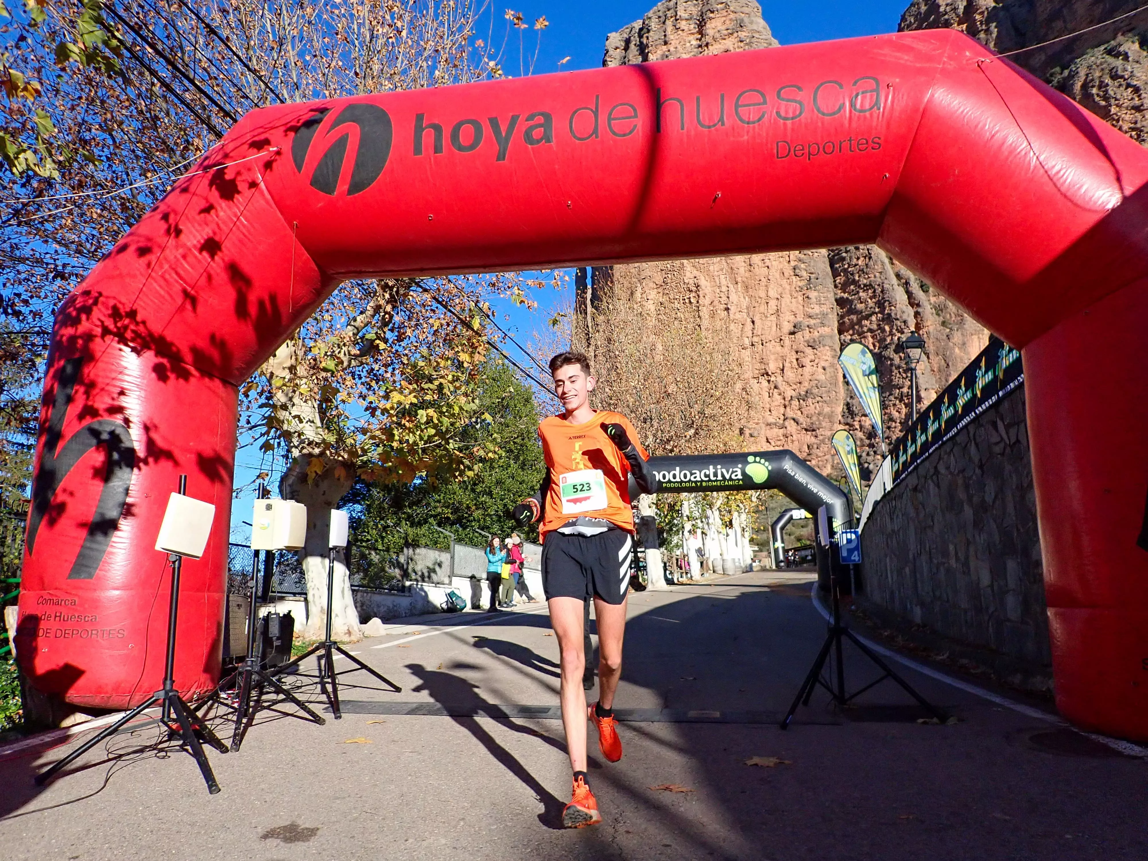 Álvaro Osanz 1º 12K Trail Mallos de Riglos 2023 ©Inma García