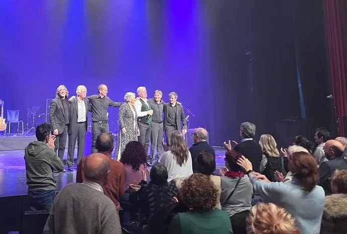 Actuación de El Consorcio en el Palacio de Congresos de Huesca. Foto: Mercedes Manterola