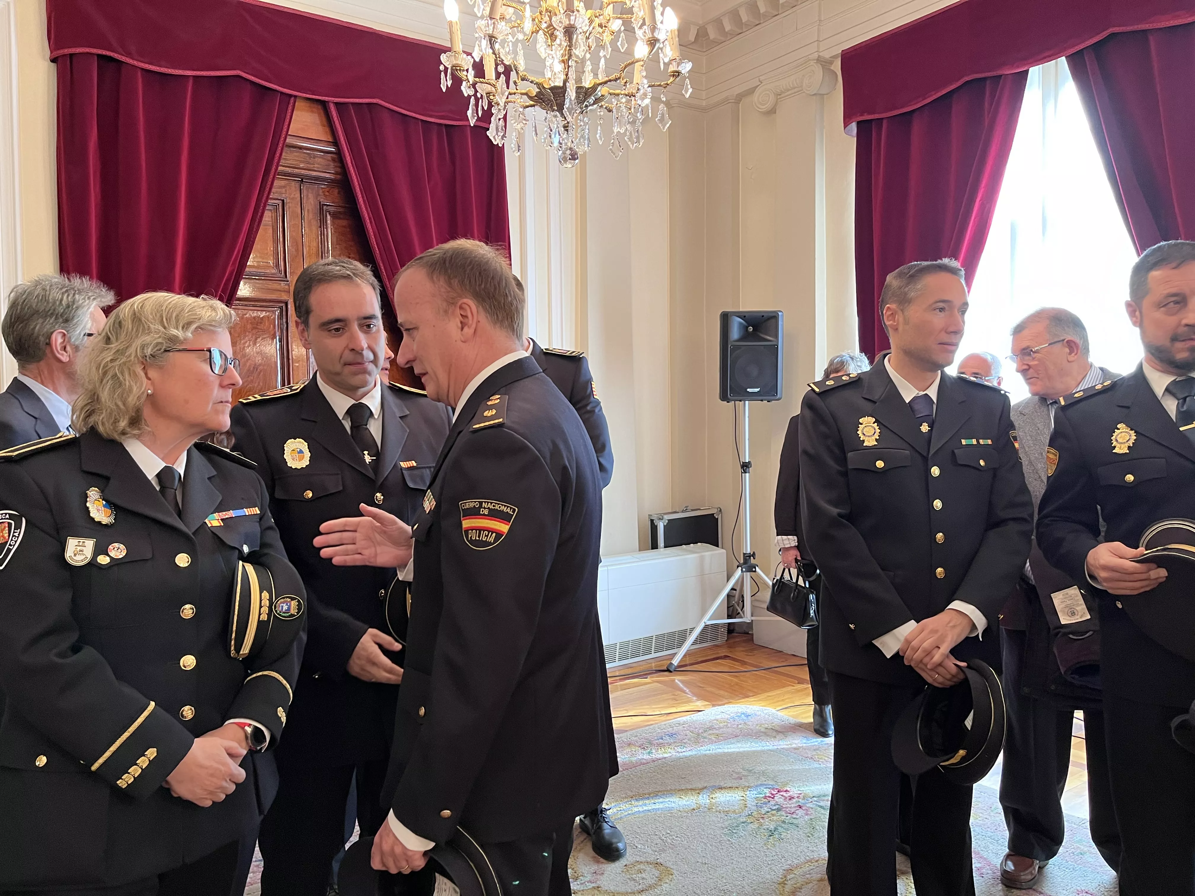 Celebración del 45 aniversario de la Constitución en la Subdelegación del Gobierno en Huesca. Foto Mercedes Manterola