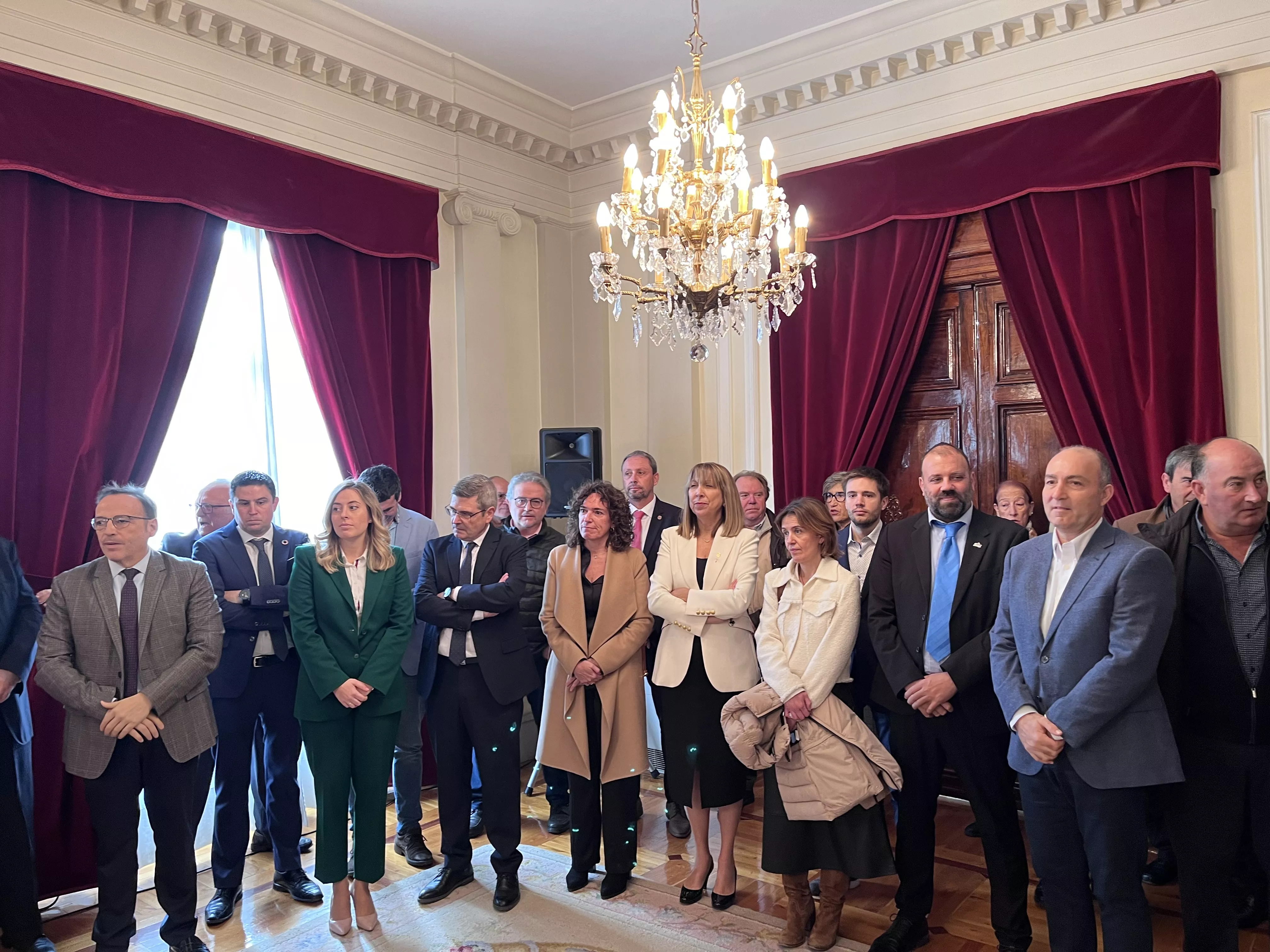 Celebración del 45 aniversario de la Constitución en la Subdelegación del Gobierno en Huesca. Foto Mercedes Manterola
