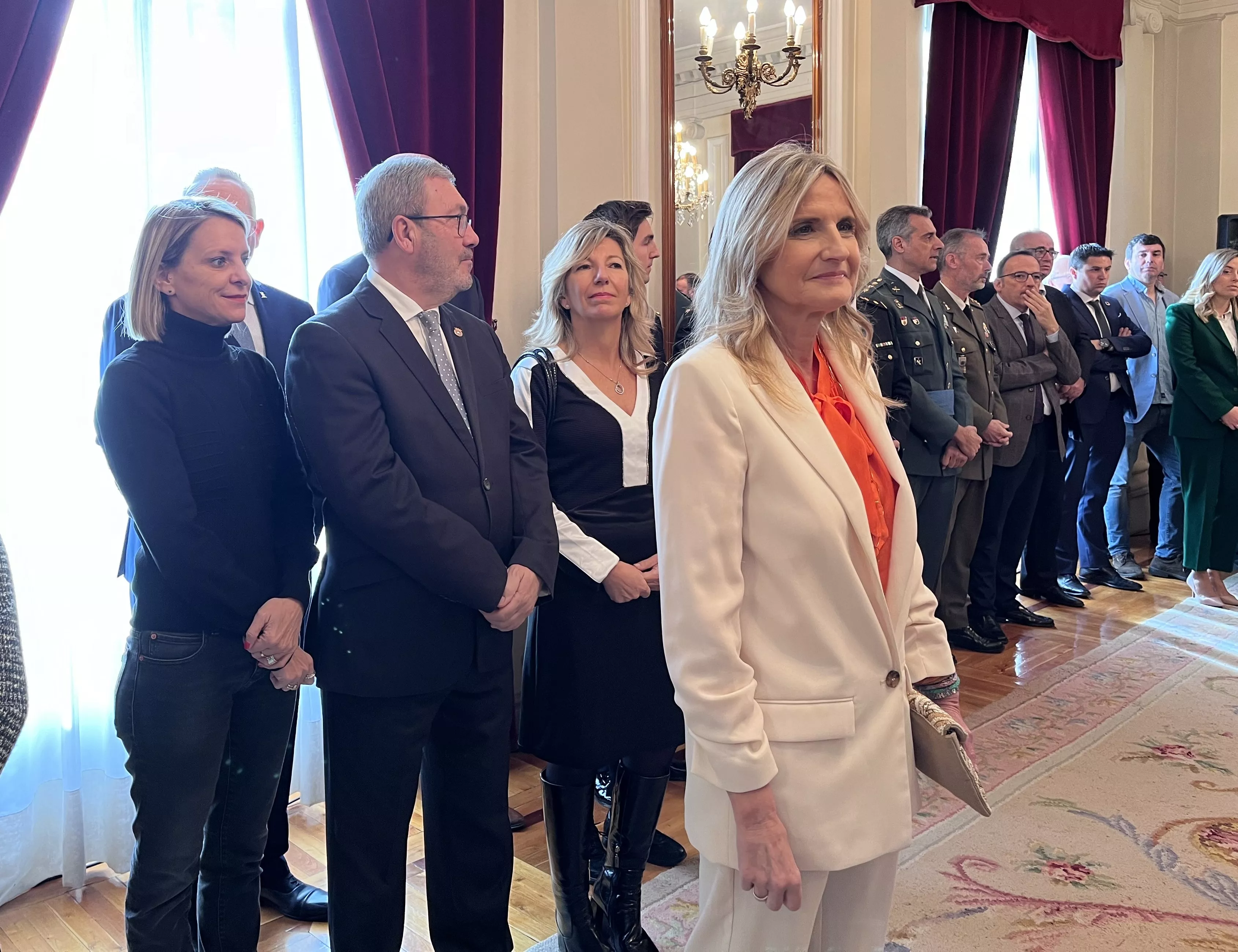 Celebración del 45 aniversario de la Constitución en la Subdelegación del Gobierno en Huesca. Foto Mercedes Manterola