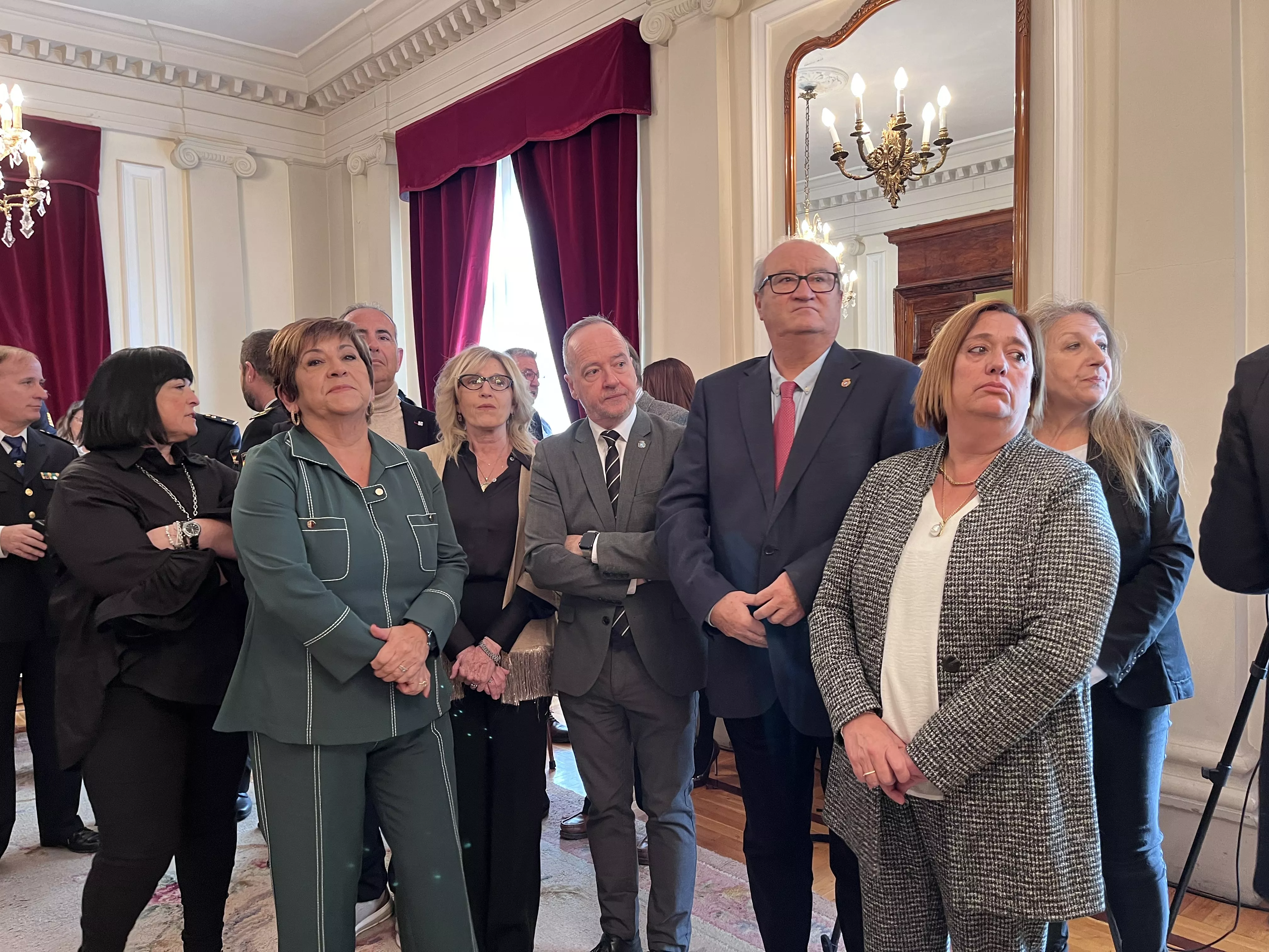 Celebración del 45 aniversario de la Constitución en la Subdelegación del Gobierno en Huesca. Foto Mercedes Manterola