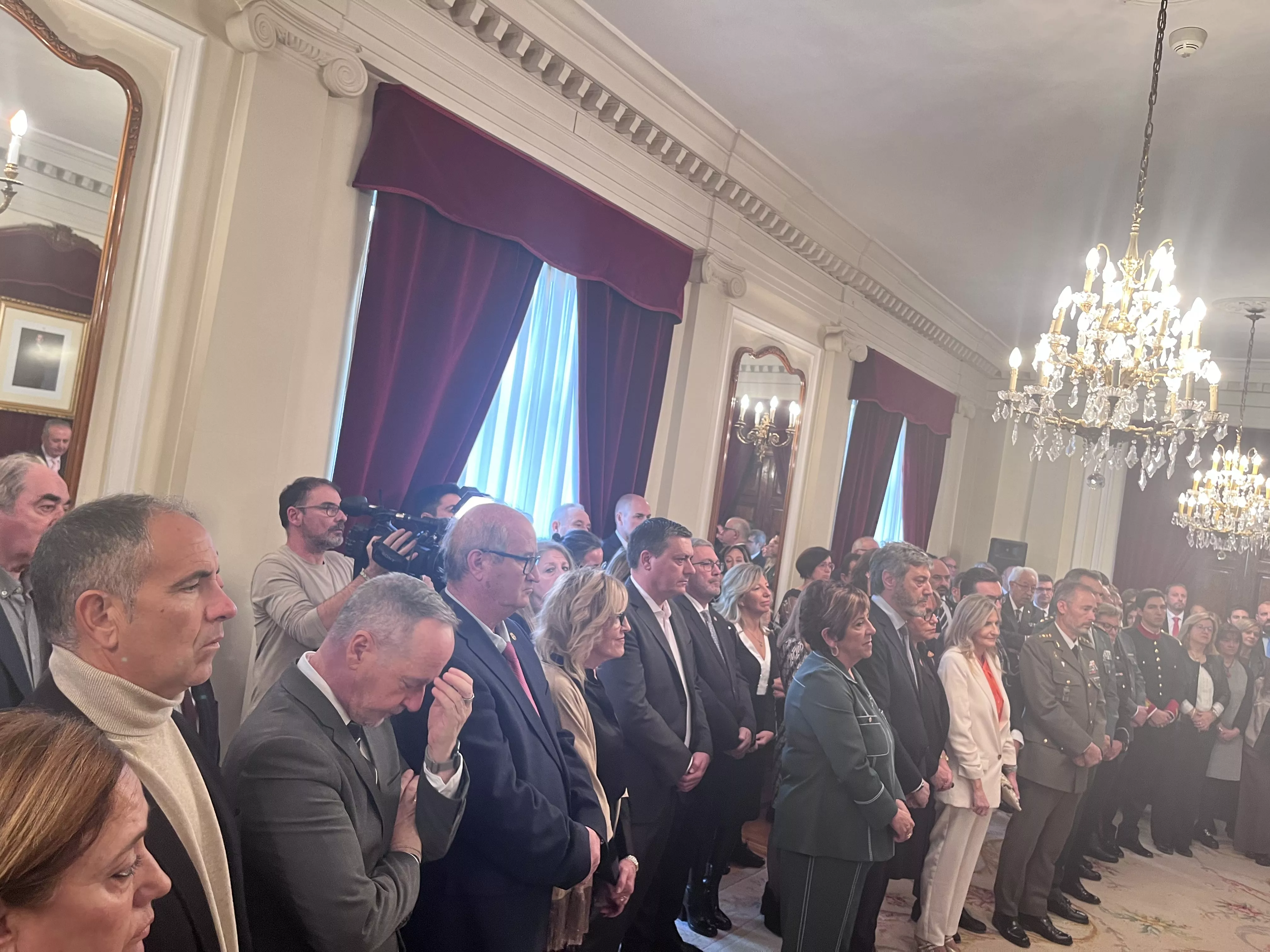 Celebración del 45 aniversario de la Constitución en la Subdelegación del Gobierno en Huesca. Foto Mercedes Manterola