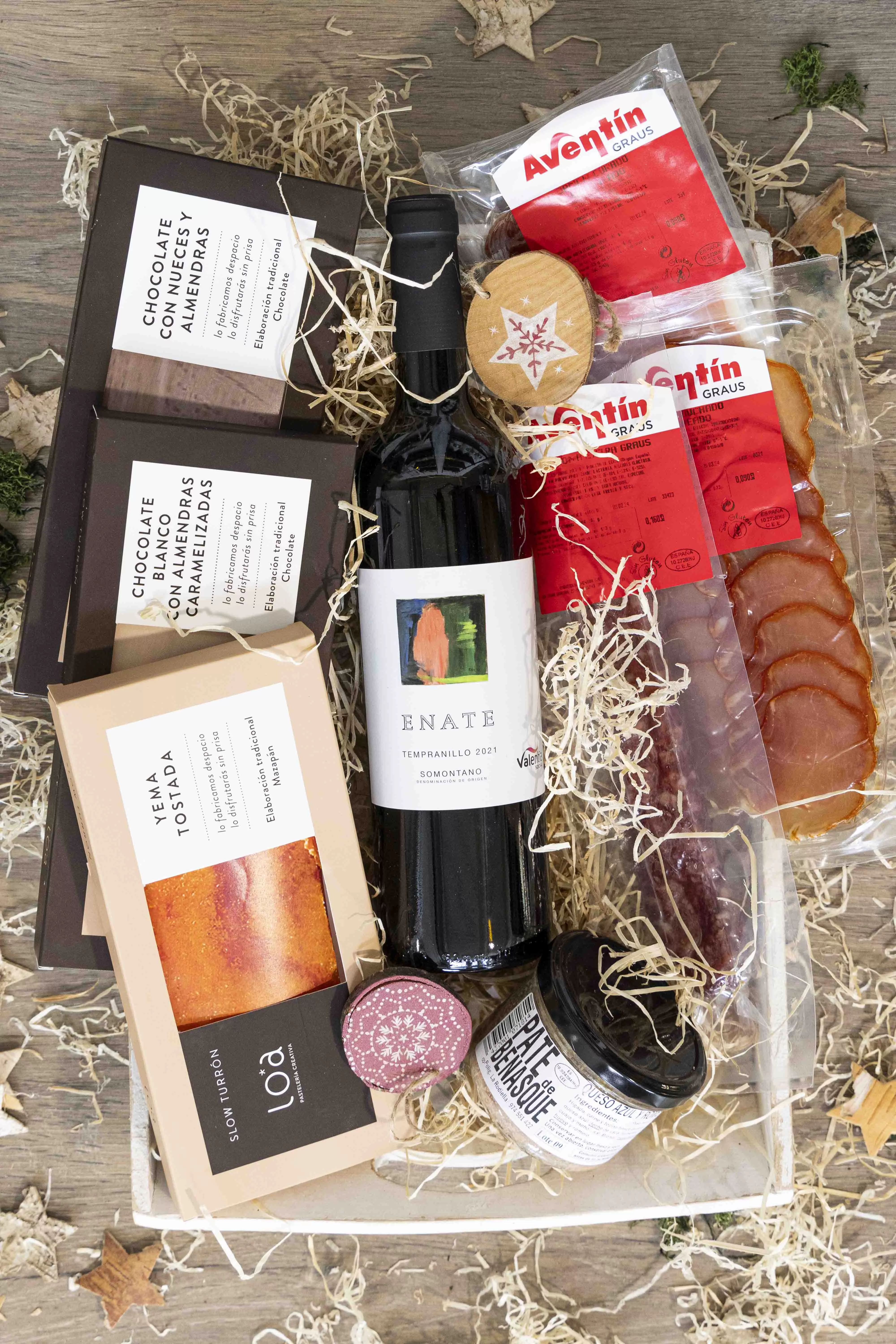 Otra cesta de Navidad.